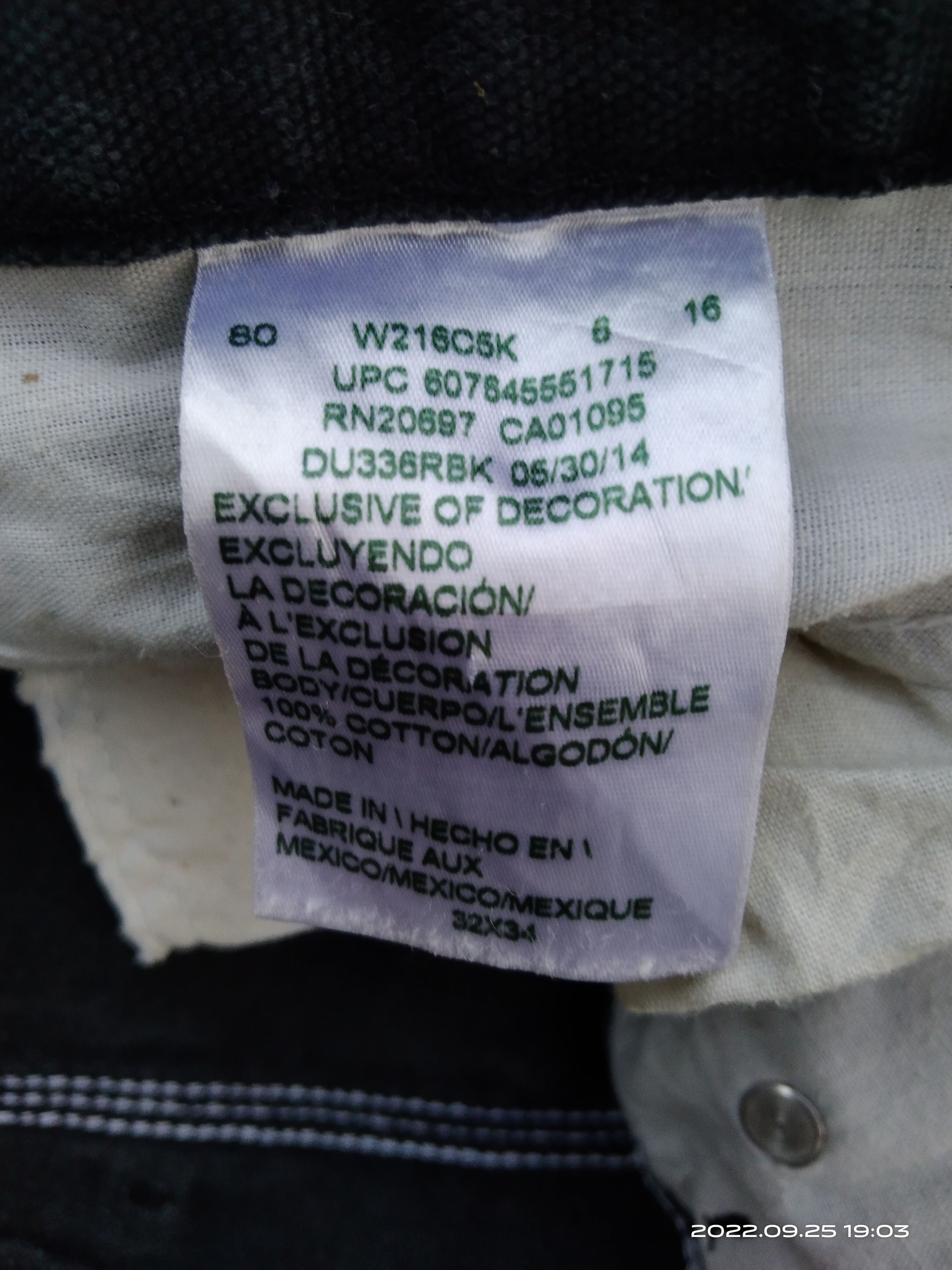 Dickies × Vintage DiSTRESSED CARPENTER BLACK FADE DICKIES PANTS Size US 32 / EU 48 - 7 Thumbnail