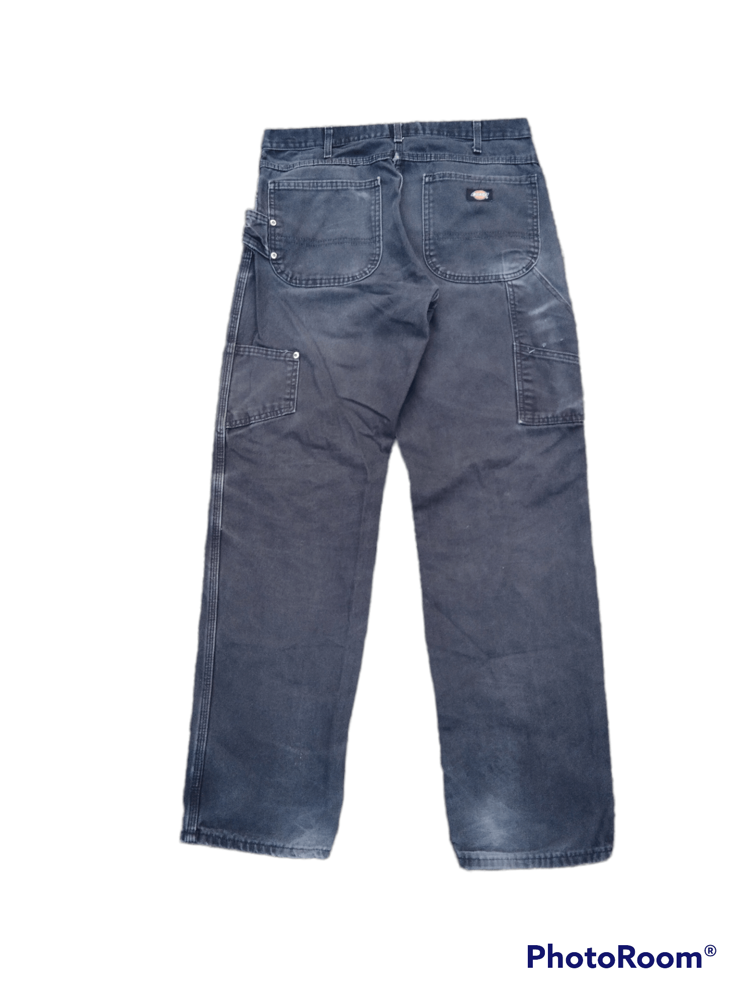 Dickies × Vintage DiSTRESSED CARPENTER BLACK FADE DICKIES PANTS Size US 32 / EU 48 - 2 Thumbnail