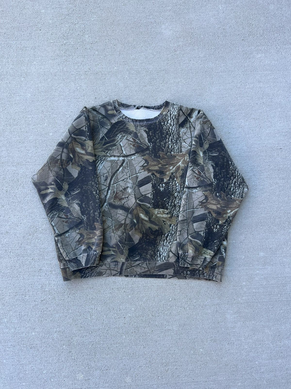 Vintage Vintage real tree Camo sweatshirt Size US L / EU 52-54 / 3 - 3 Thumbnail