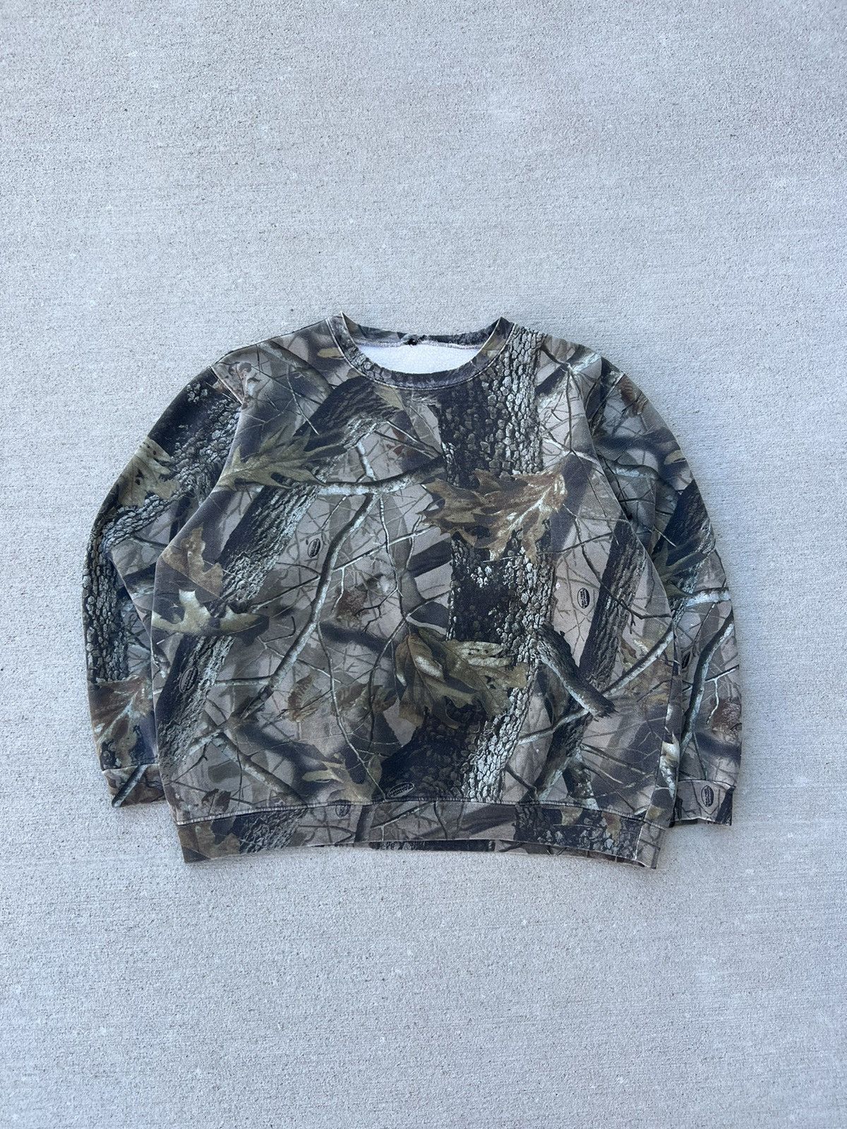 Vintage Vintage real tree Camo sweatshirt Size US L / EU 52-54 / 3 - 1 Thumbnail