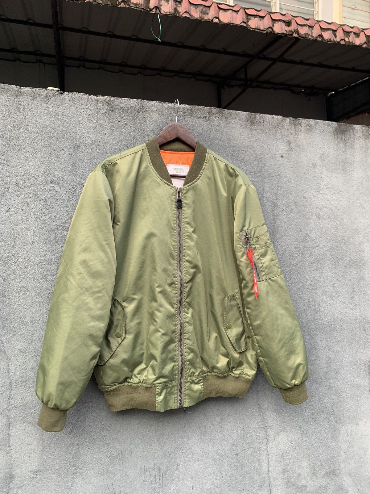 Alpha Industries Bomber Jacket ALPHA INDUSTRIES X KANYE WEST PABLO PABLO YEEZUS TOUR JACKET Grailed