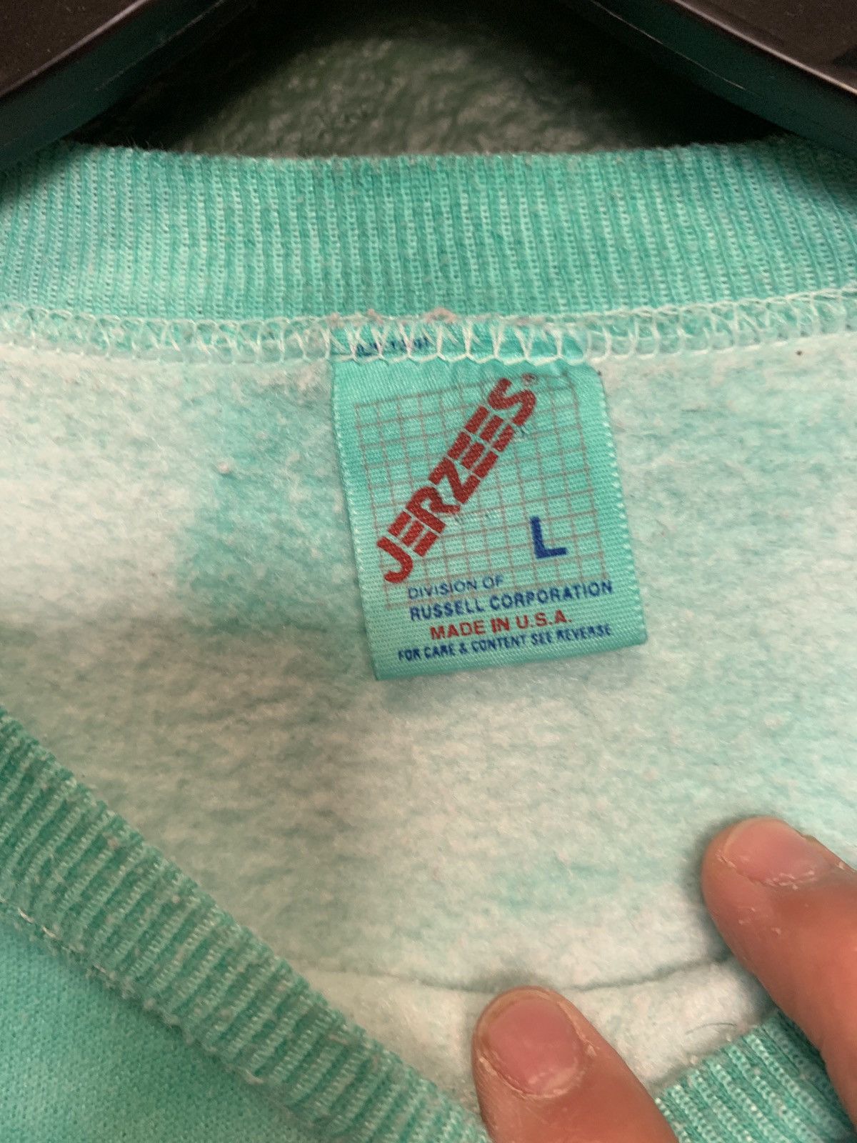 Jerzees × Vintage Vintage Virginia map sweater Size US L / EU 52-54 / 3 - 2 Thumbnail