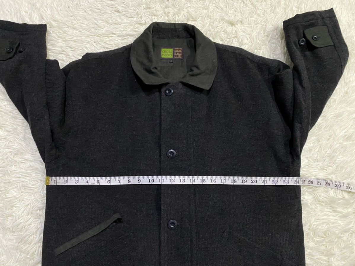 Japanese Brand Cross Haven Wool Cashmere Quilted Zipped/Button Up Jacket Size US XL / EU 56 / 4 - 11 Thumbnail