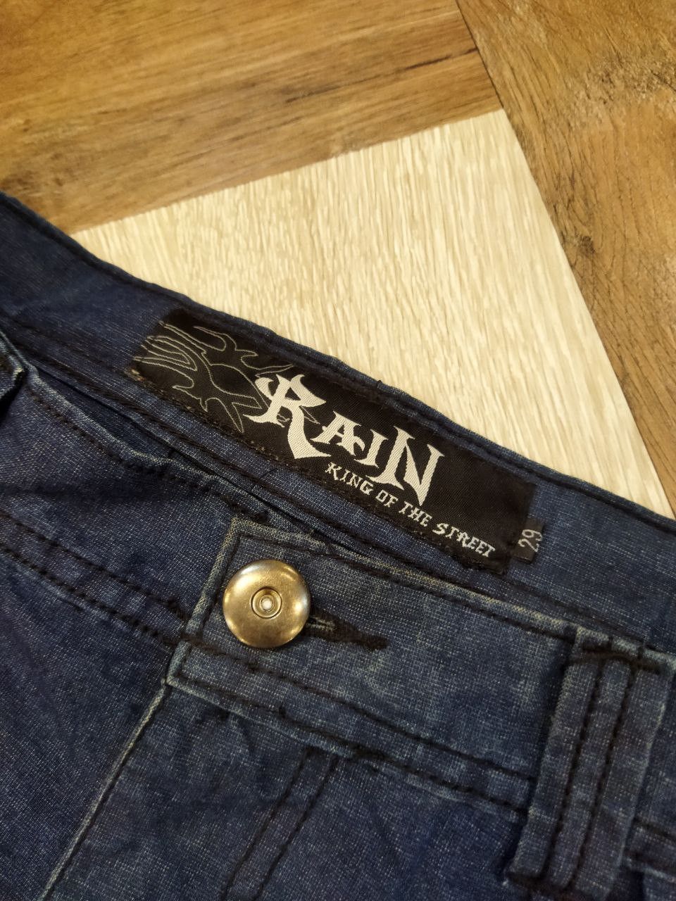 Japanese Brand Rain King Of The Street Bondage Pants Size US 29 - 11 Thumbnail