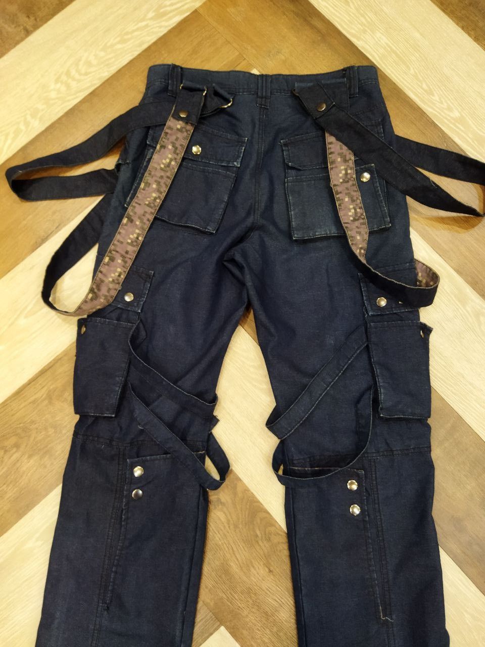 Japanese Brand Rain King Of The Street Bondage Pants Size US 29 - 4 Thumbnail