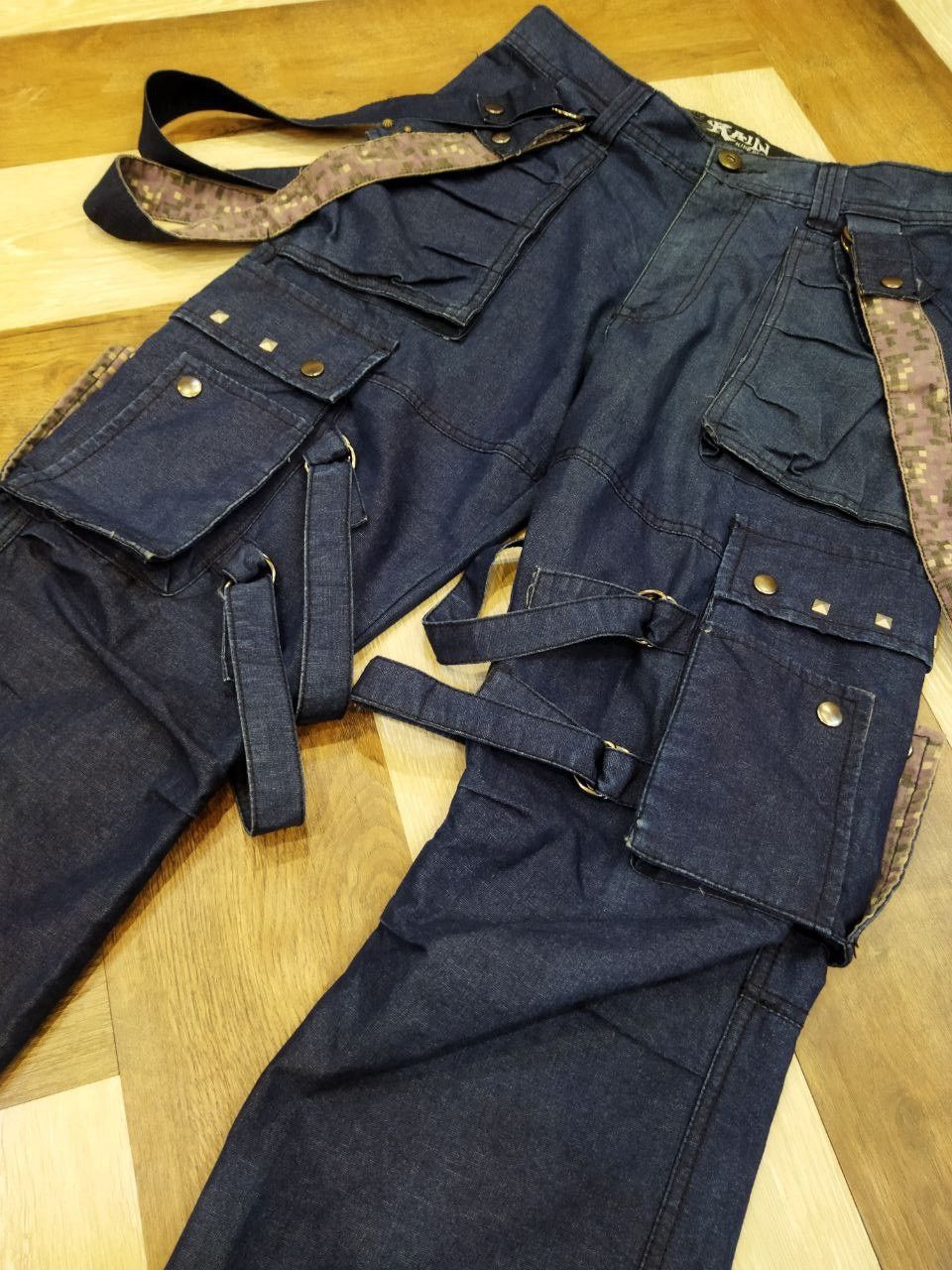 Japanese Brand Rain King Of The Street Bondage Pants Size US 29 - 7 Thumbnail