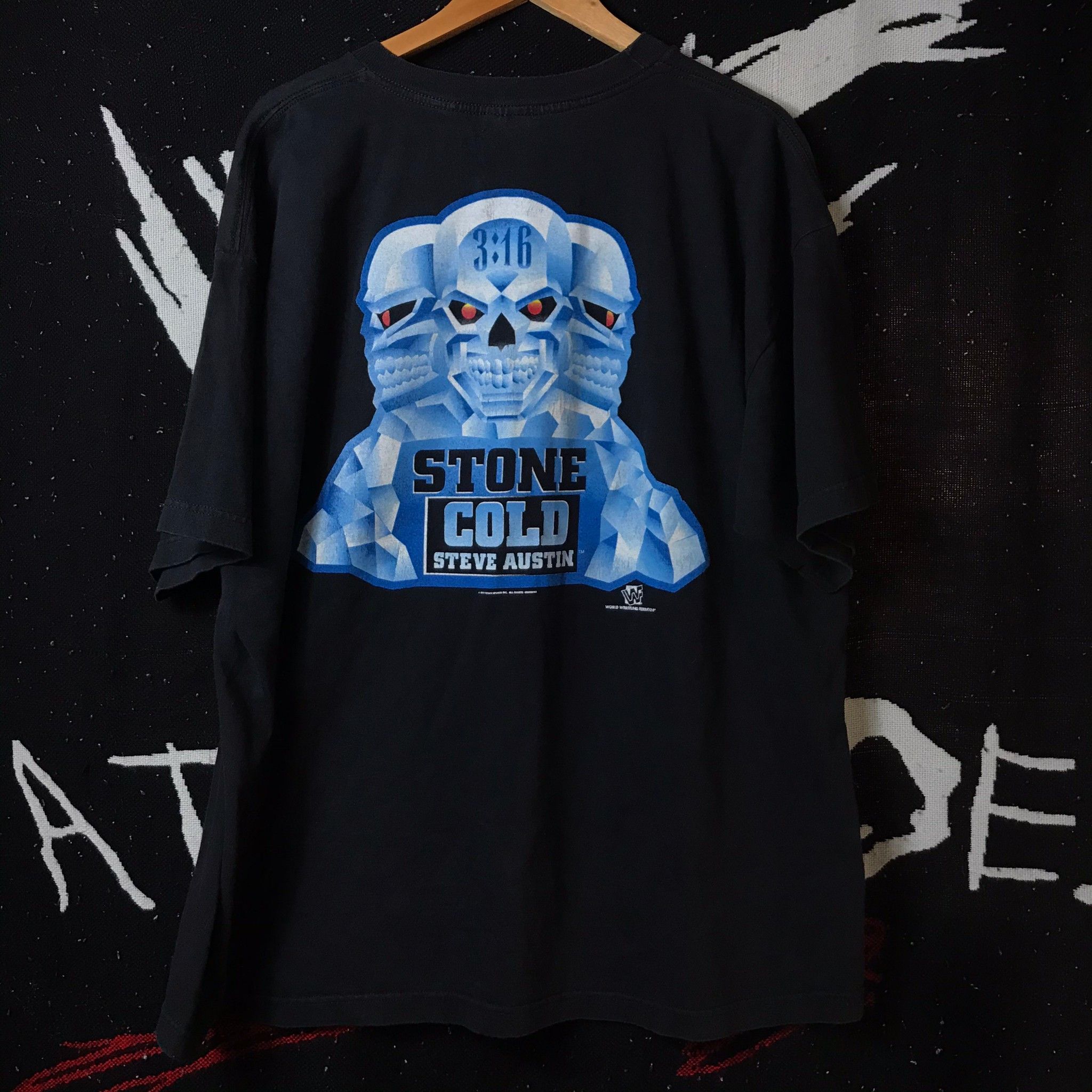 Vintage × WWE × WWF Stone Cold Steve Austin Vintage 1997 WWF Wrestling ...
