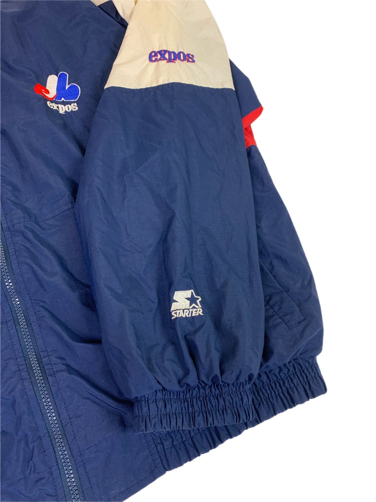 Vintage Vintage Montreal Expos Starter Windbreaker Jacket Size US XL / EU 56 / 4 - 4 Thumbnail