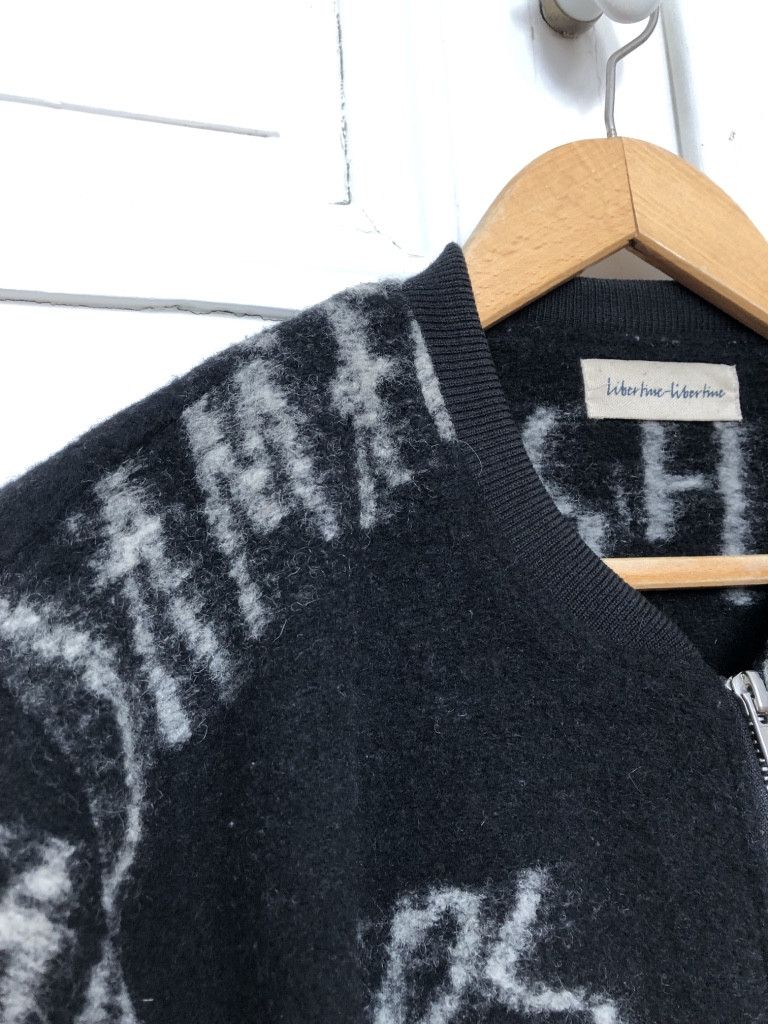 Libertine-Libertine Black Boiled Wool Bomber Size US L / EU 52-54 / 3 - 3 Thumbnail