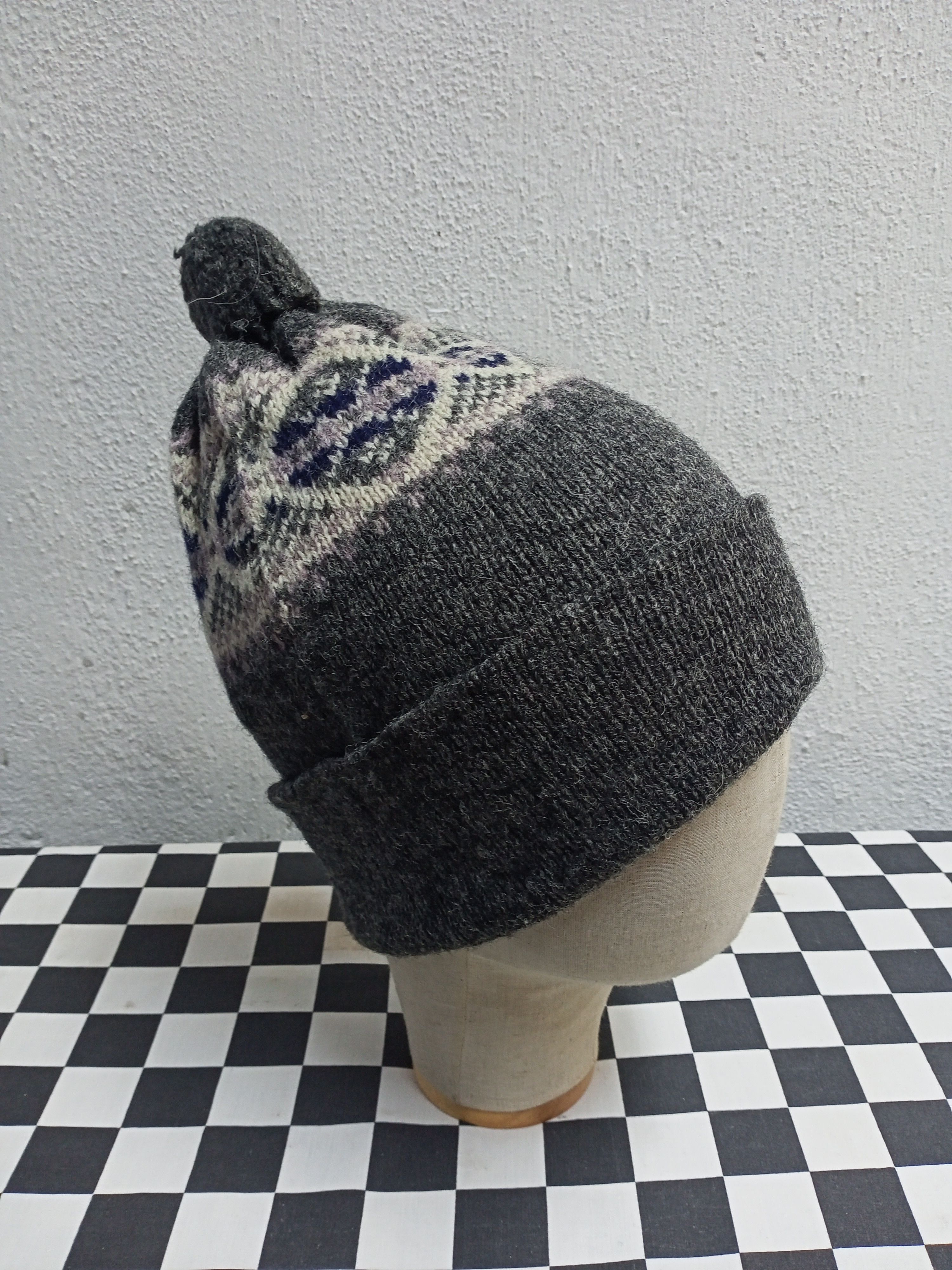 Vintage Vintage Shetland Wool Beanie Hat Size ONE SIZE - 2 Thumbnail
