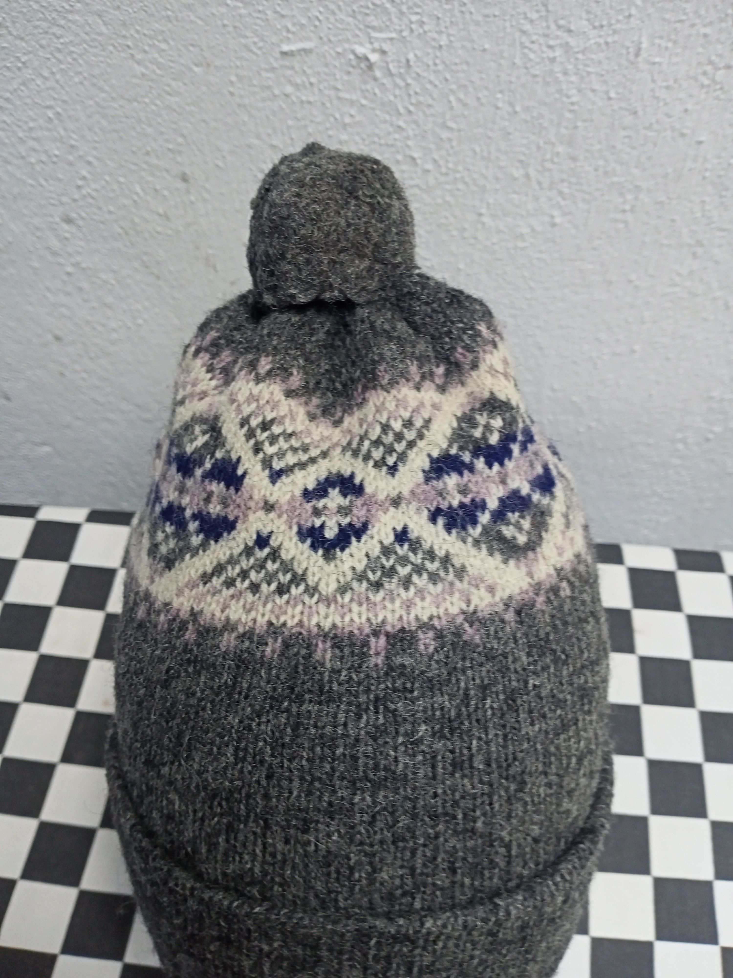 Vintage Vintage Shetland Wool Beanie Hat Size ONE SIZE - 5 Thumbnail