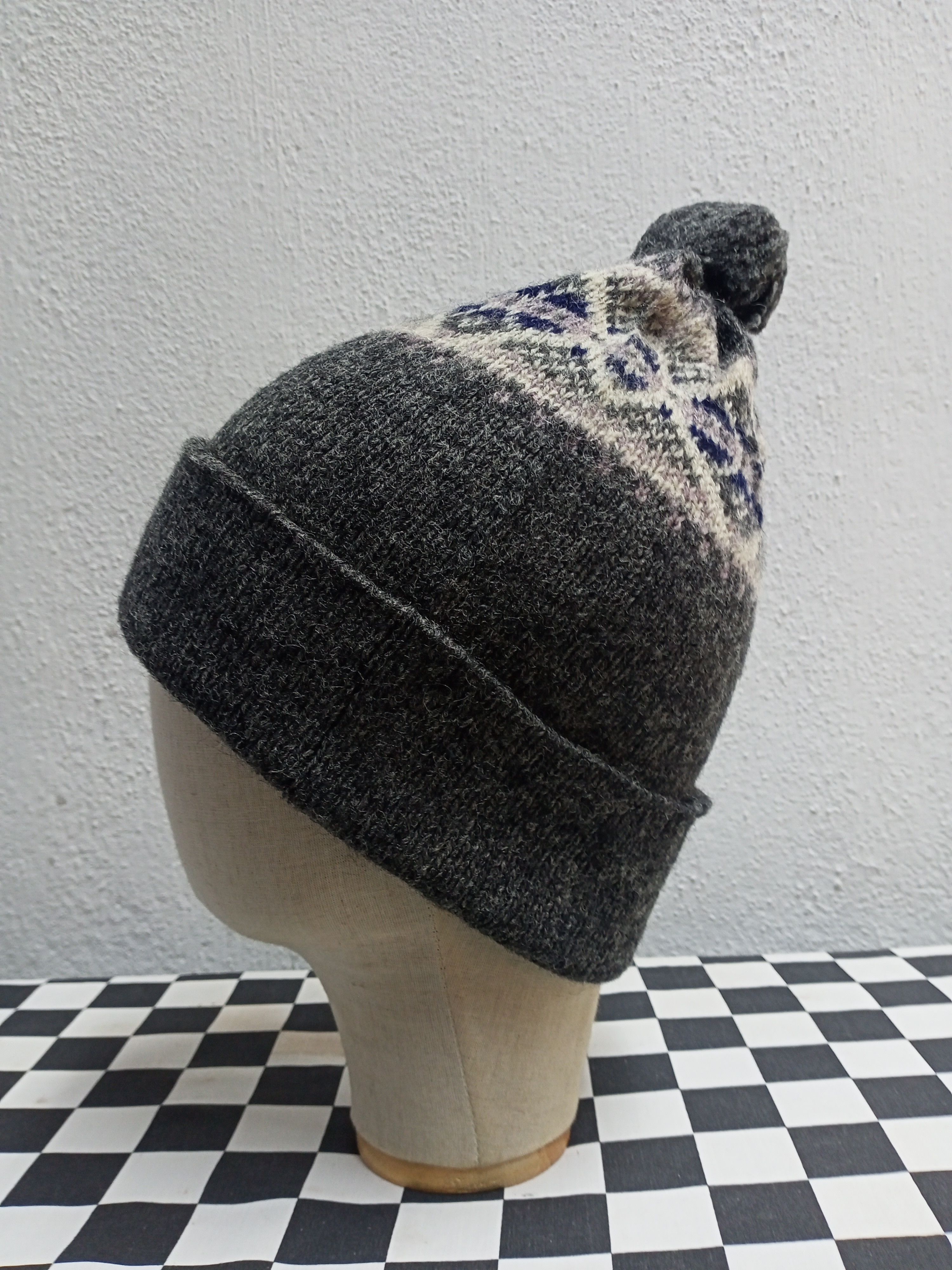 Vintage Vintage Shetland Wool Beanie Hat Size ONE SIZE - 6 Thumbnail