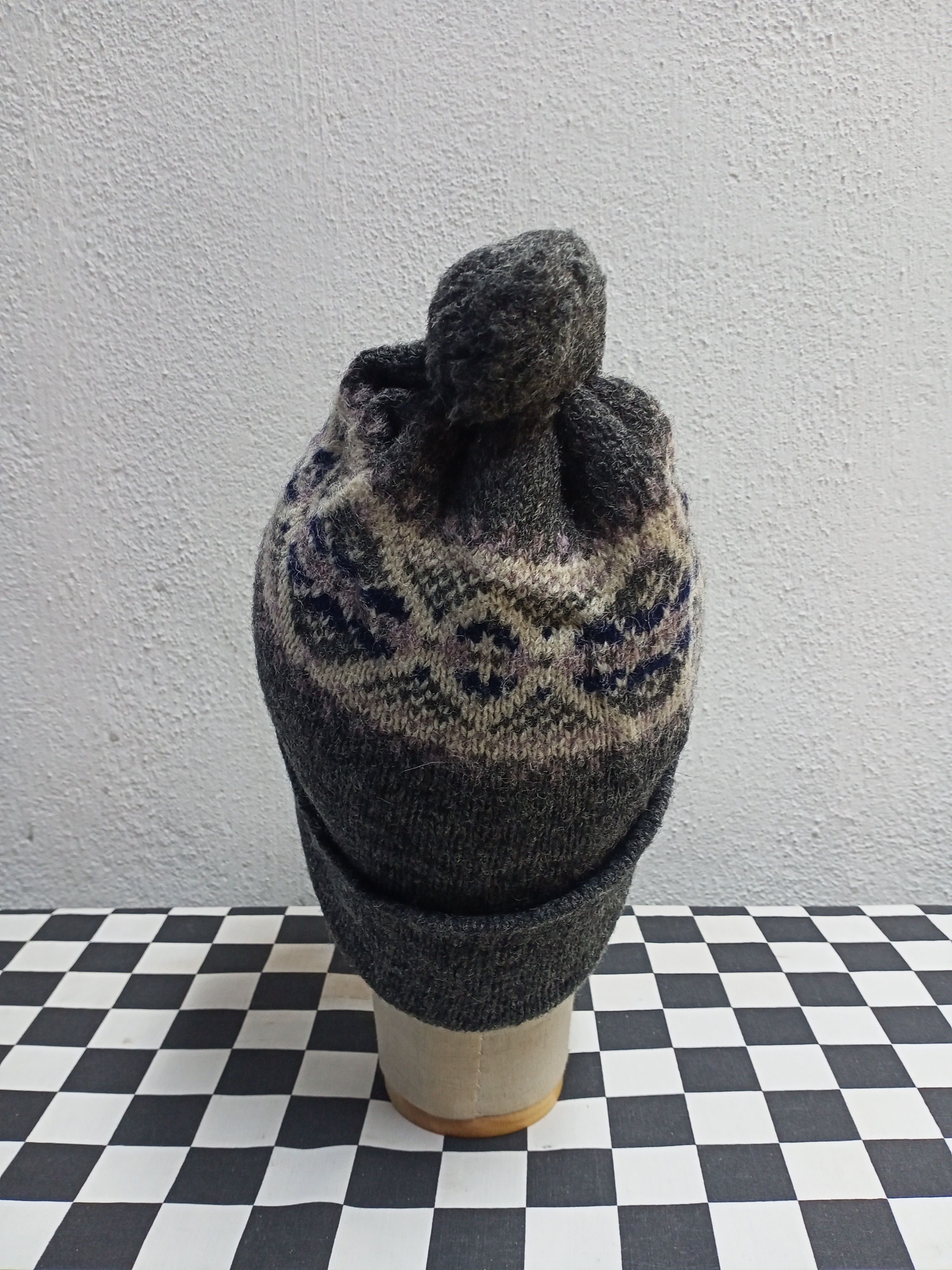 Vintage Vintage Shetland Wool Beanie Hat Size ONE SIZE - 3 Thumbnail