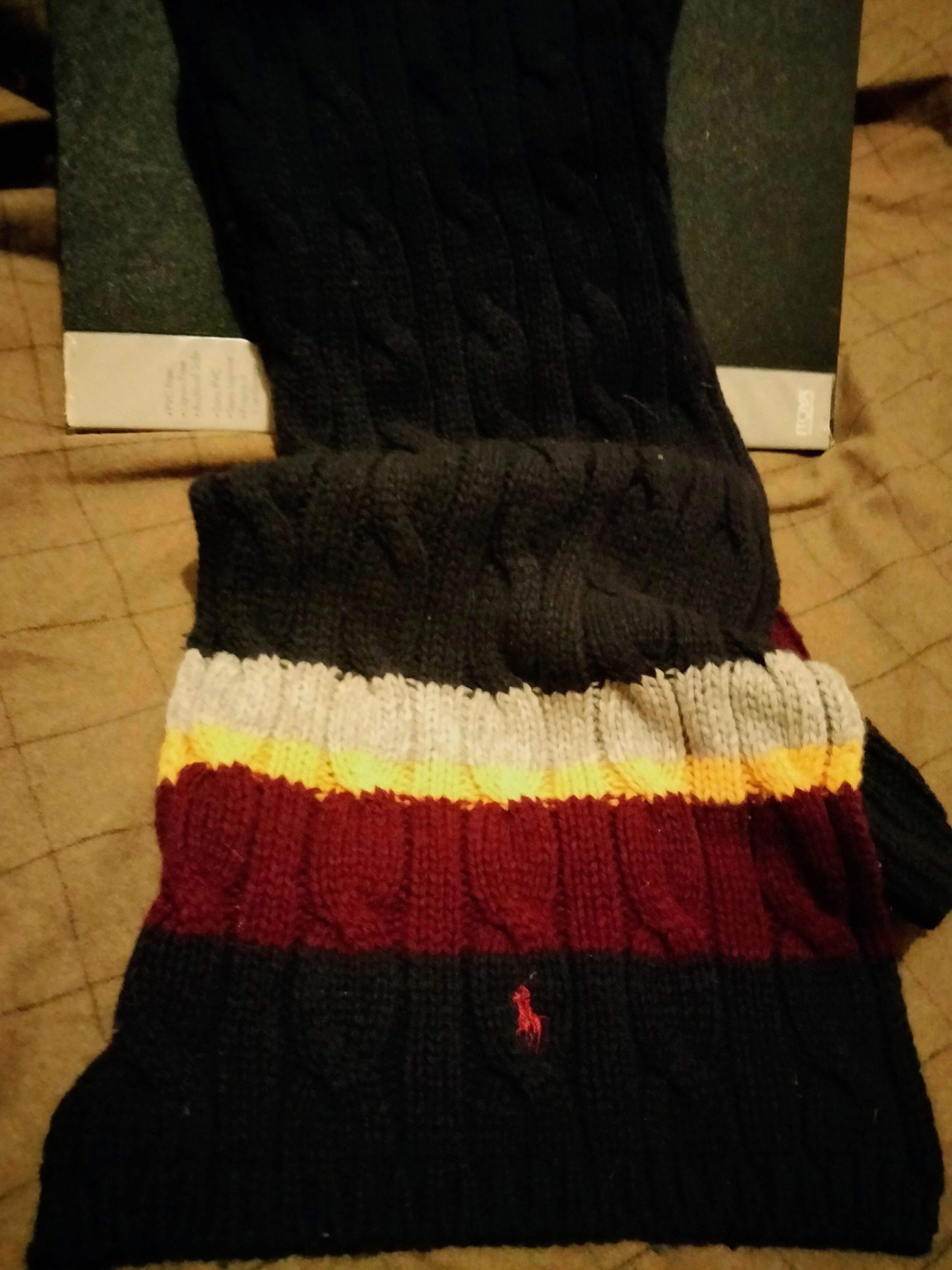 LAST DROP! Polo Ralph Lauren Vintage Preppy Ivy League Scarf