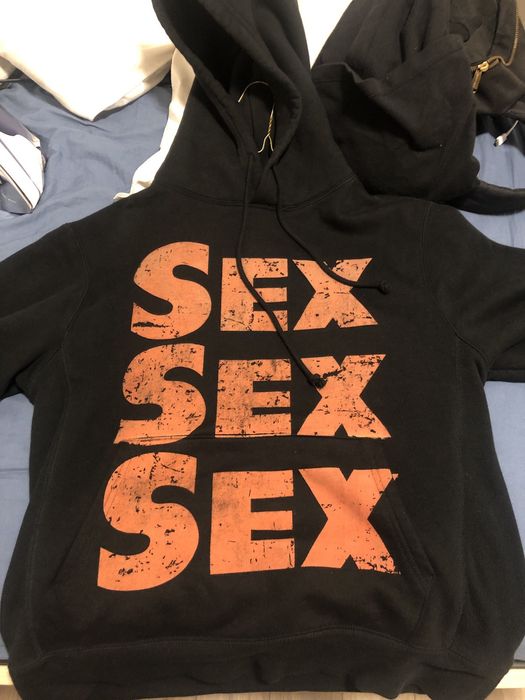 Custom Mitch modes life is war sex hoodie black medium | Grailed