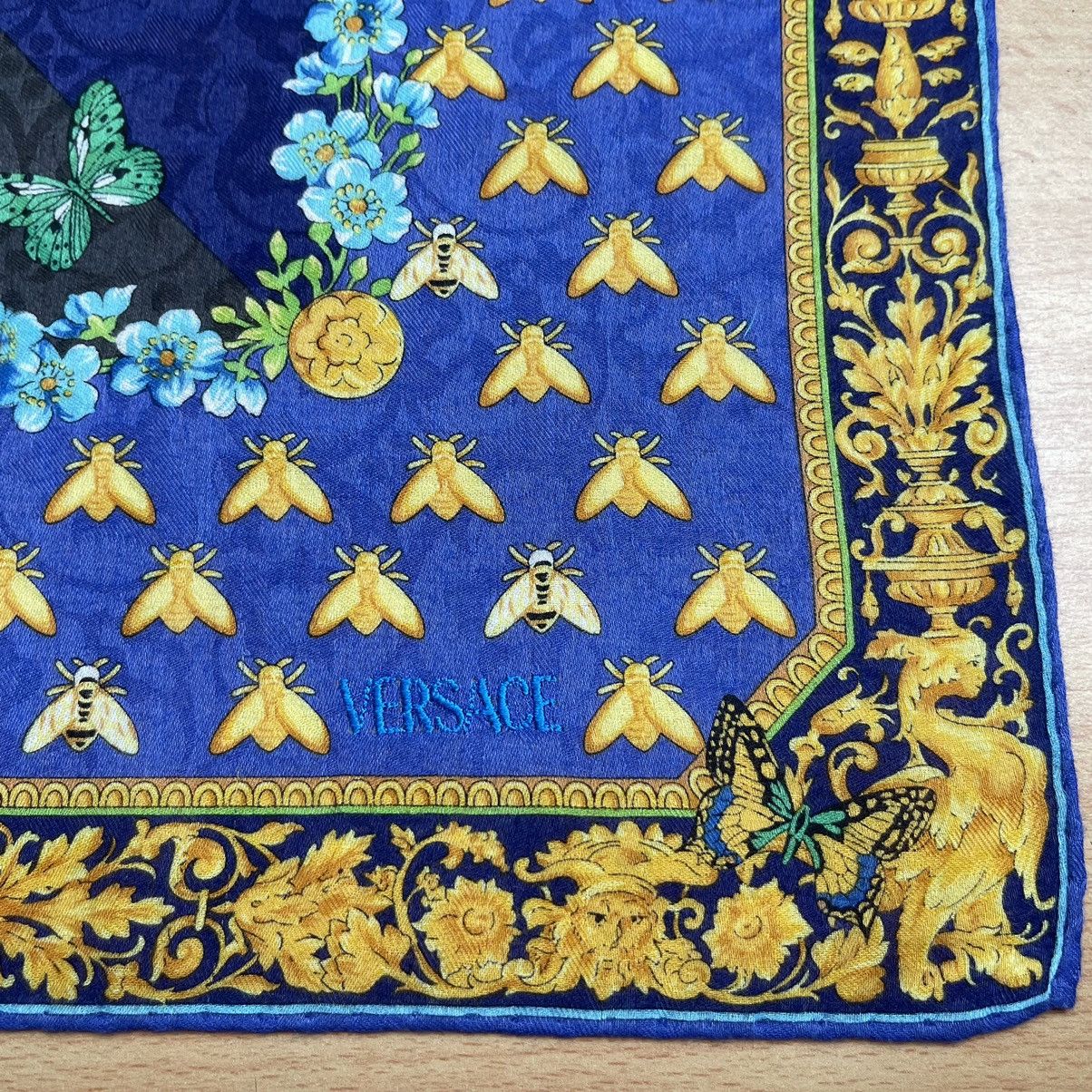 Versace Handkerchief Bandana Headband Butterfly Motives