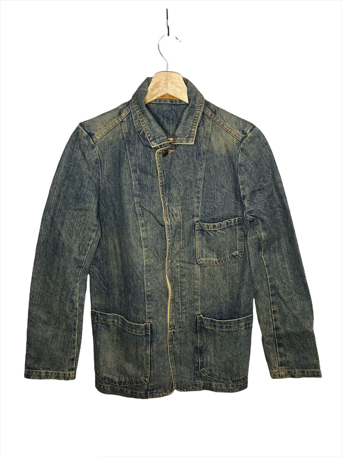 Issey Miyake × Tsumori Chisato Tsumori Chisato Chore Denim Jacket Size US S / EU 44-46 / 1 - 1 Thumbnail