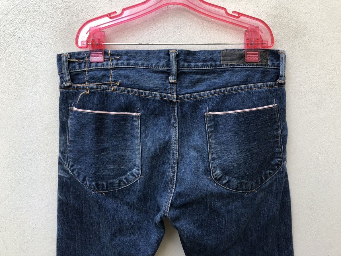 KURO Kuro Japan GRAPHITE Distressed Selvedge Denim Jeans Size US 34 / EU 50 - 15 Thumbnail