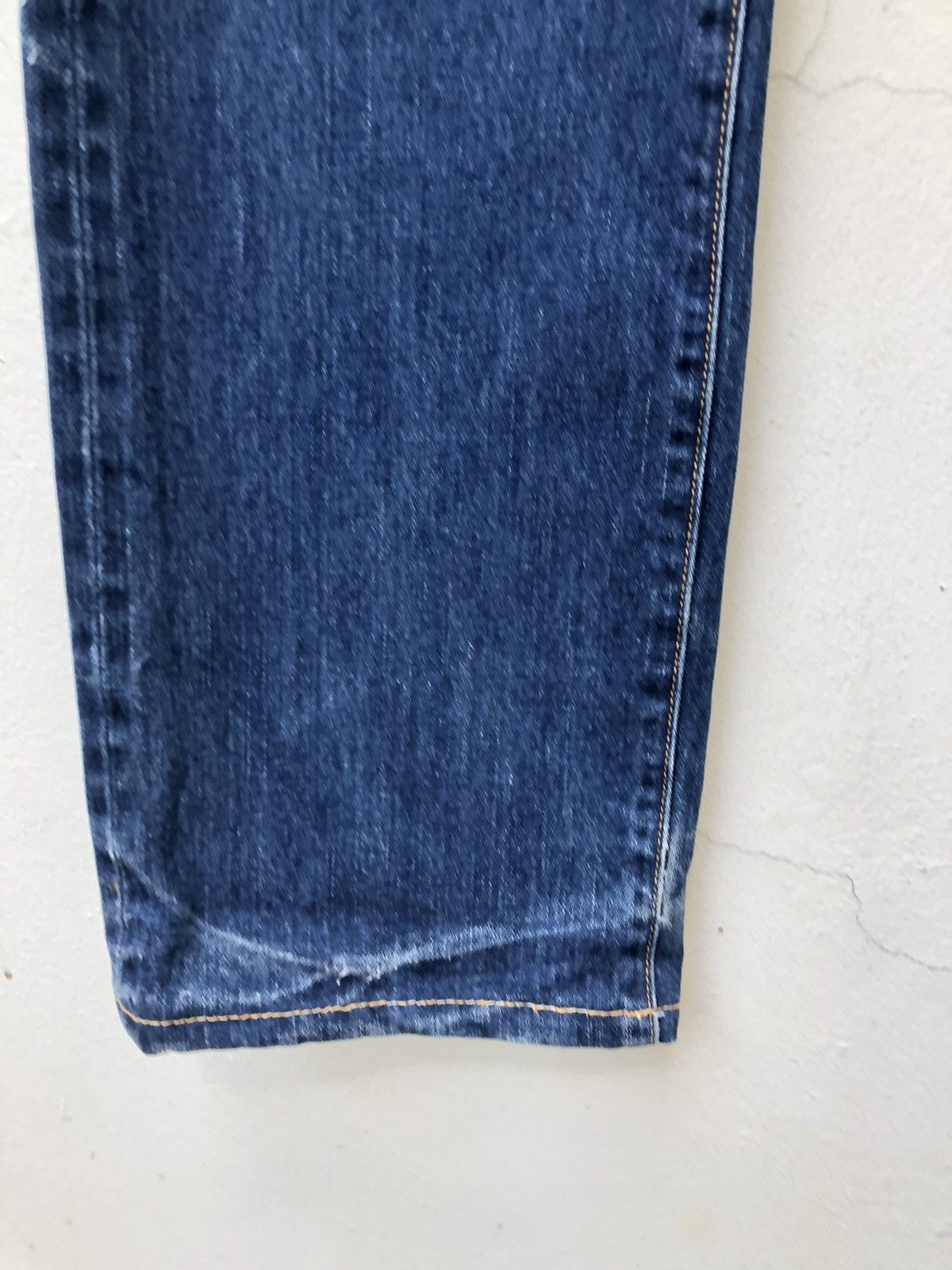 KURO Kuro Japan GRAPHITE Distressed Selvedge Denim Jeans Size US 34 / EU 50 - 10 Thumbnail