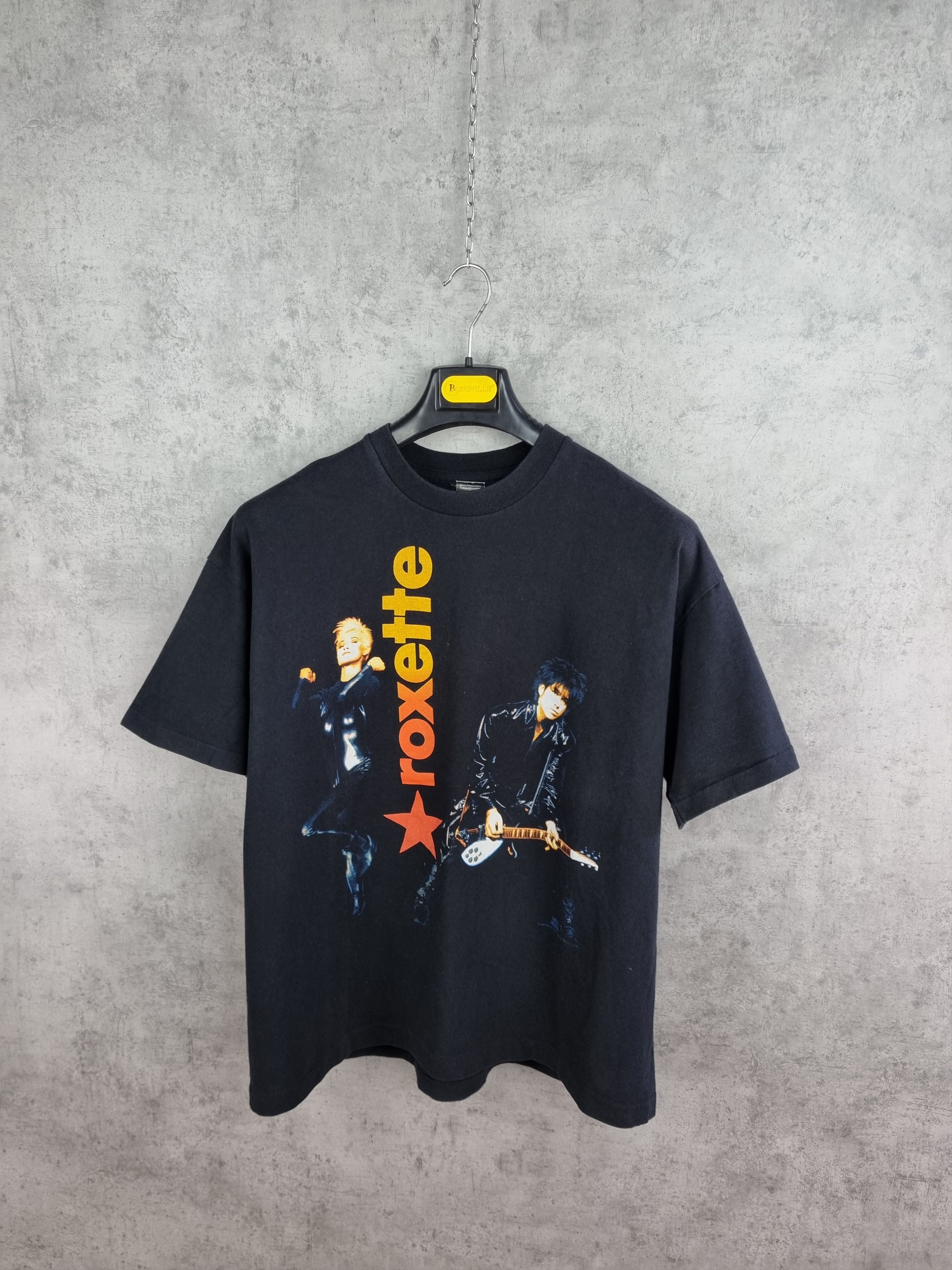 Band Tees × Japanese Brand × Vintage 1992 Roxette single Stitch big portrait tee shirt Size US XL / EU 56 / 4 - 2 Thumbnail
