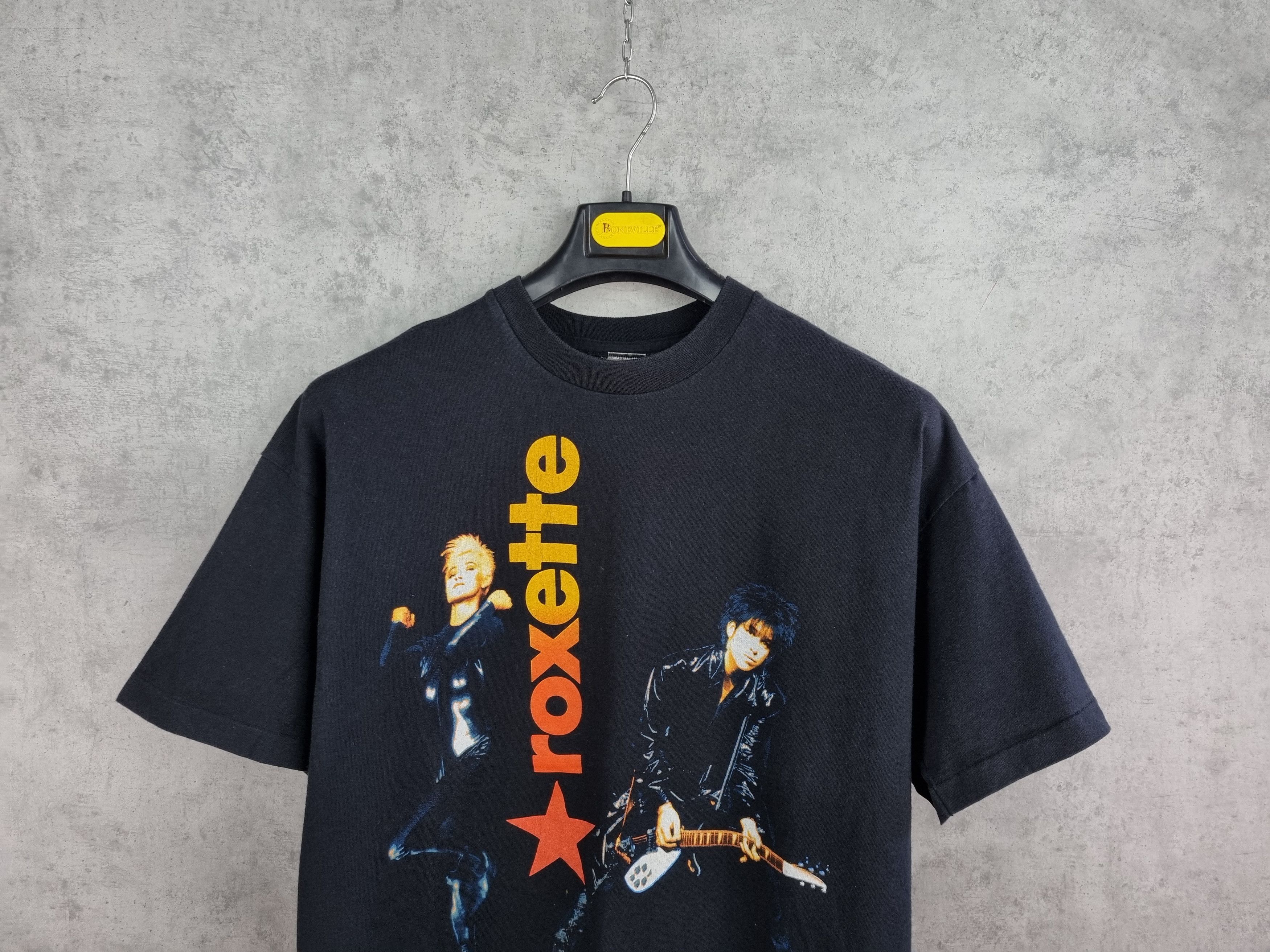 Band Tees × Japanese Brand × Vintage 1992 Roxette single Stitch big portrait tee shirt Size US XL / EU 56 / 4 - 8 Thumbnail