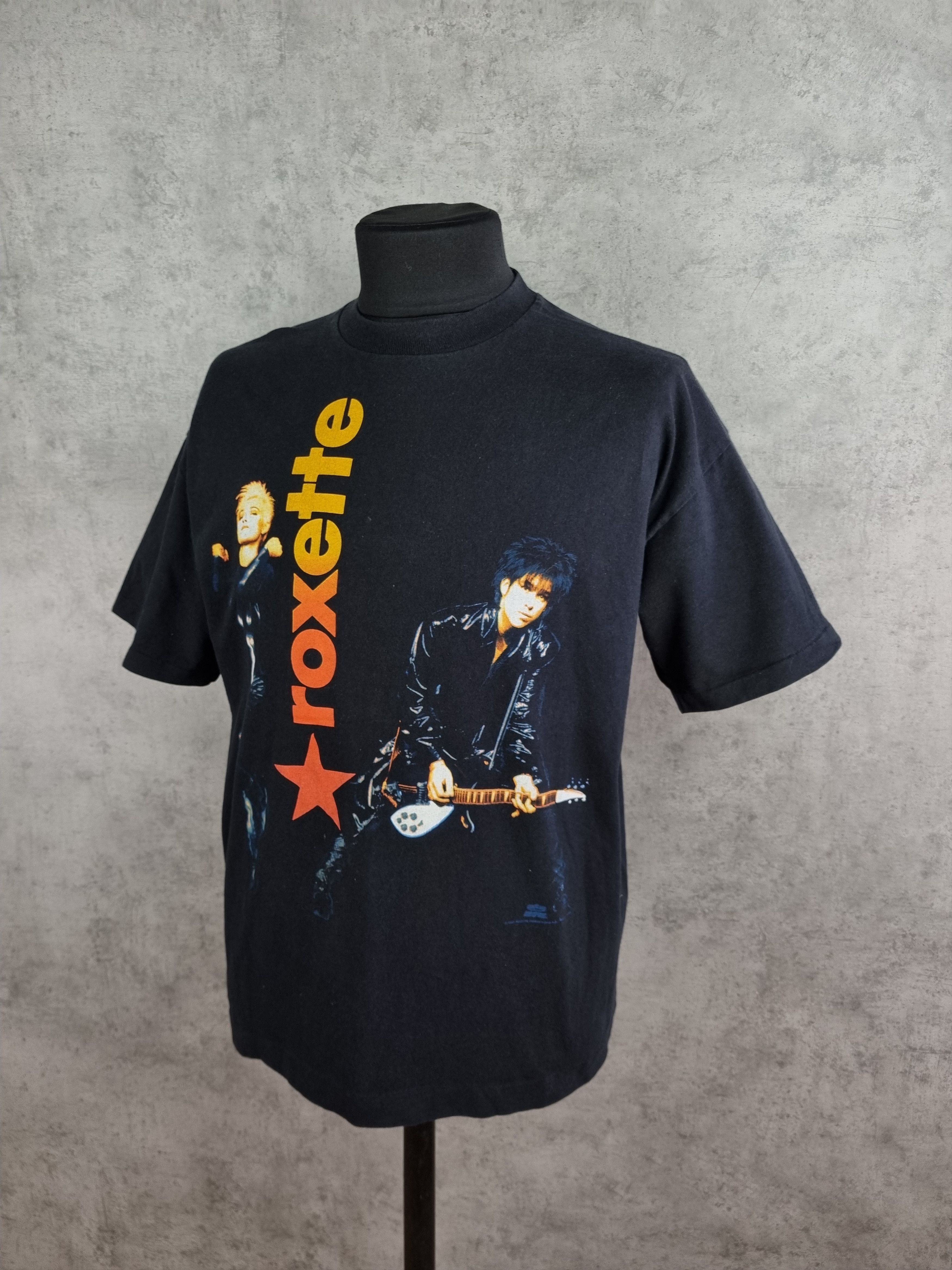 Band Tees × Japanese Brand × Vintage 1992 Roxette single Stitch big portrait tee shirt Size US XL / EU 56 / 4 - 7 Thumbnail