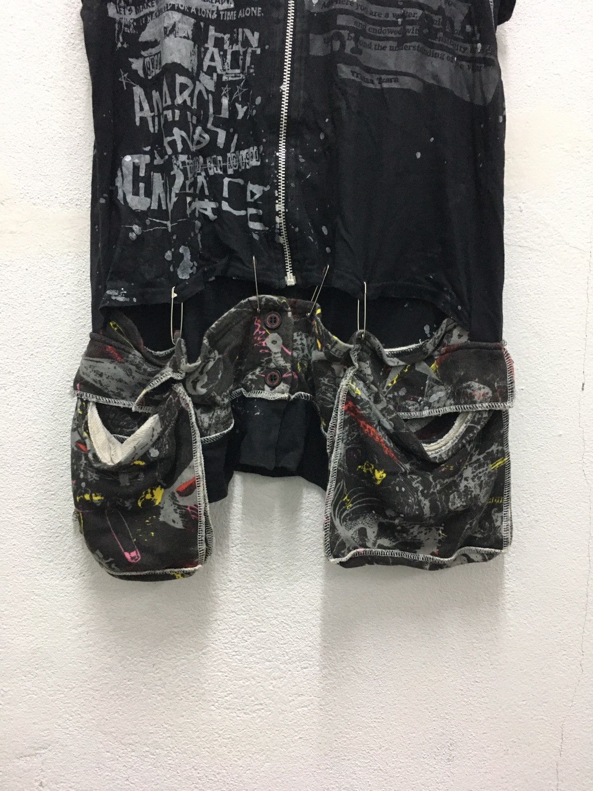 Japanese Brand H.Anarchism for plus bondage sleeveless jacket hoodie Size US M / EU 48-50 / 2 - 2 Thumbnail