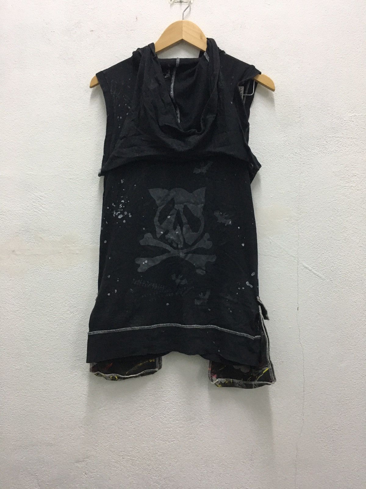 Japanese Brand H.Anarchism for plus bondage sleeveless jacket hoodie Size US M / EU 48-50 / 2 - 8 Thumbnail