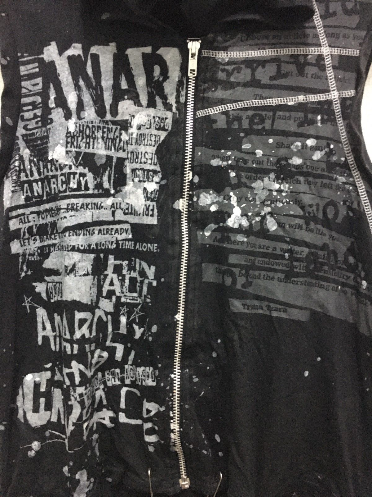Japanese Brand H.Anarchism for plus bondage sleeveless jacket hoodie Size US M / EU 48-50 / 2 - 4 Thumbnail