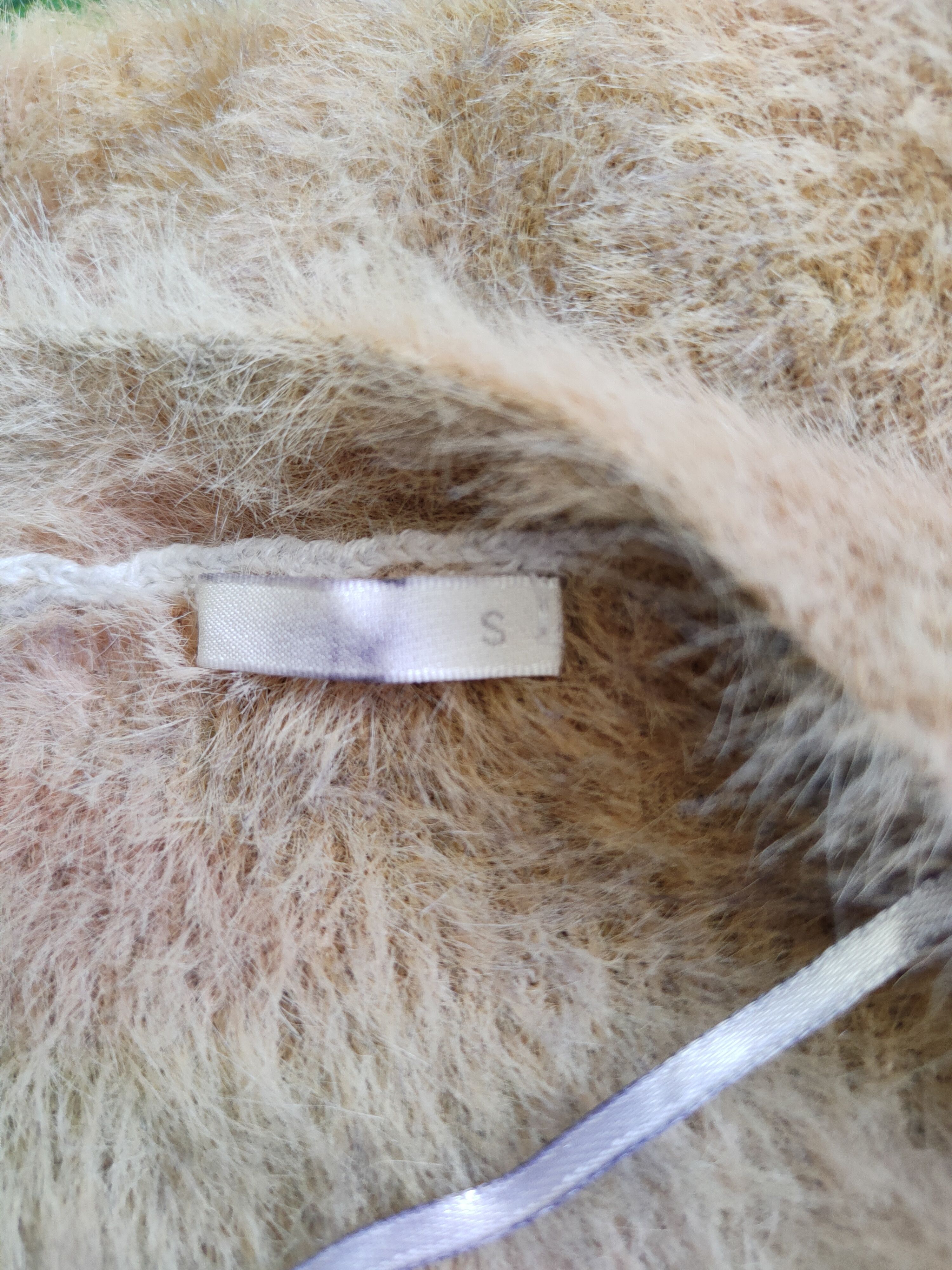 Homespun Knitwear × Japanese Brand GU Yellow/Brown Shag Shaggy Fur Mohair Knitwear #S406 Size S / US 4 / IT 40 - 10 Thumbnail