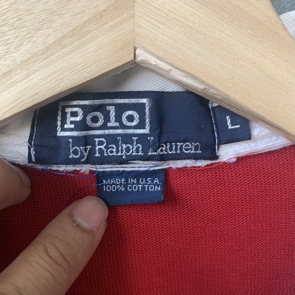 Polo Ralph Lauren Vintage Polo Ralph Lauren Rugby Polo T-shirt Size US L / EU 52-54 / 3 - 6 Thumbnail