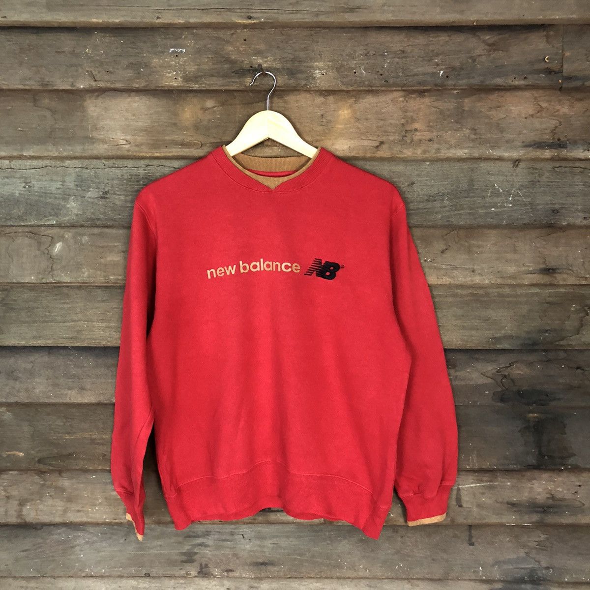 New Balance vintage Red Sweatshirt #4782