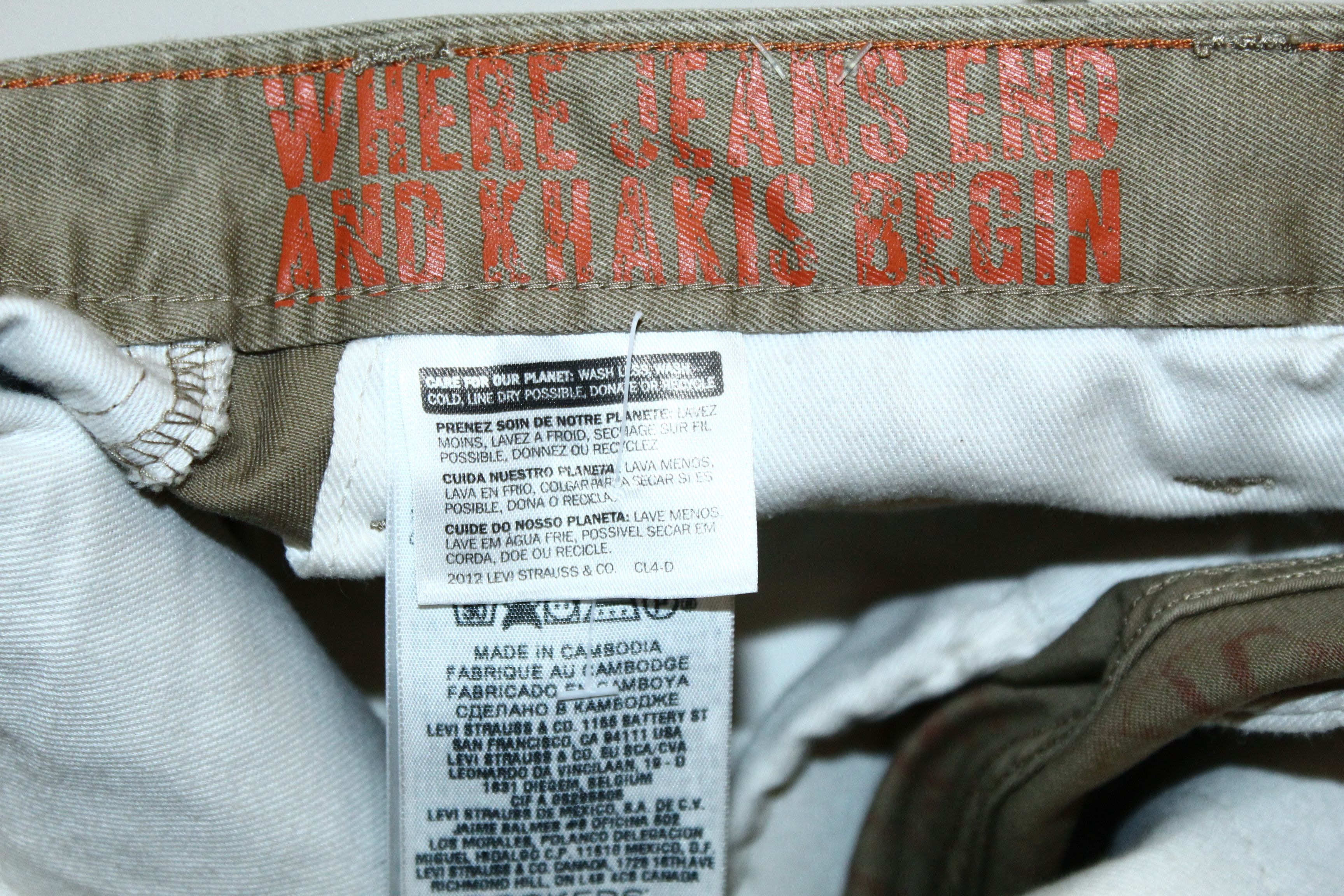 Dockers VTG Dockers Alpha Khaki Slim Tapered Marines Chino Pants Size US 29 - 8 Thumbnail