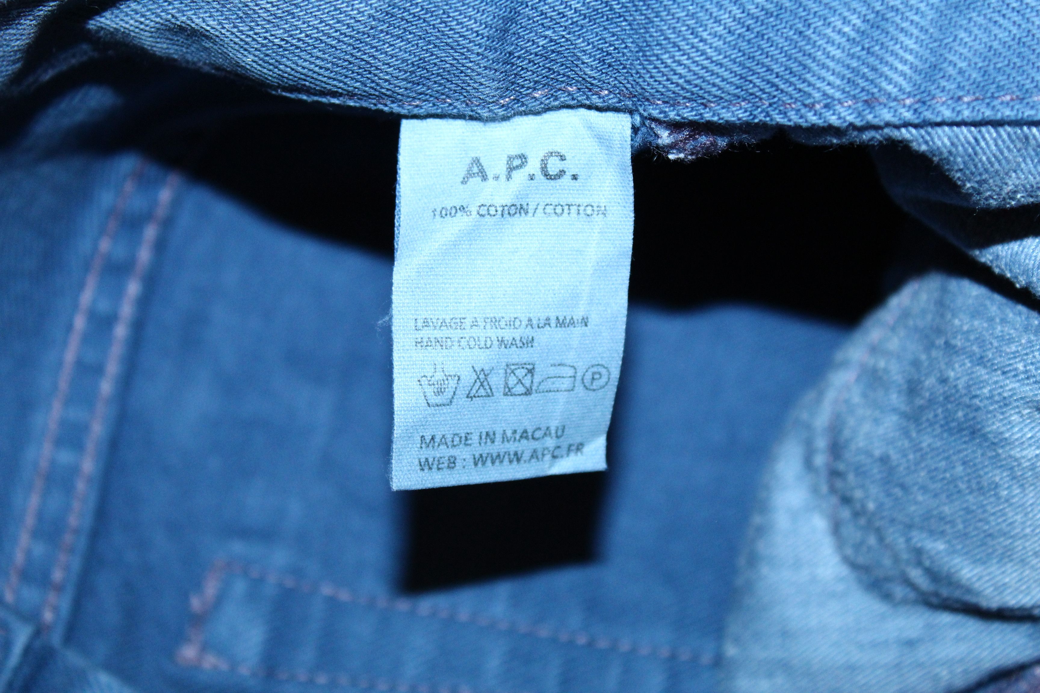 A.P.C. A.P.C. New Standart Indigo Dyed Jeans Size US 30 / EU 46 - 6 Thumbnail