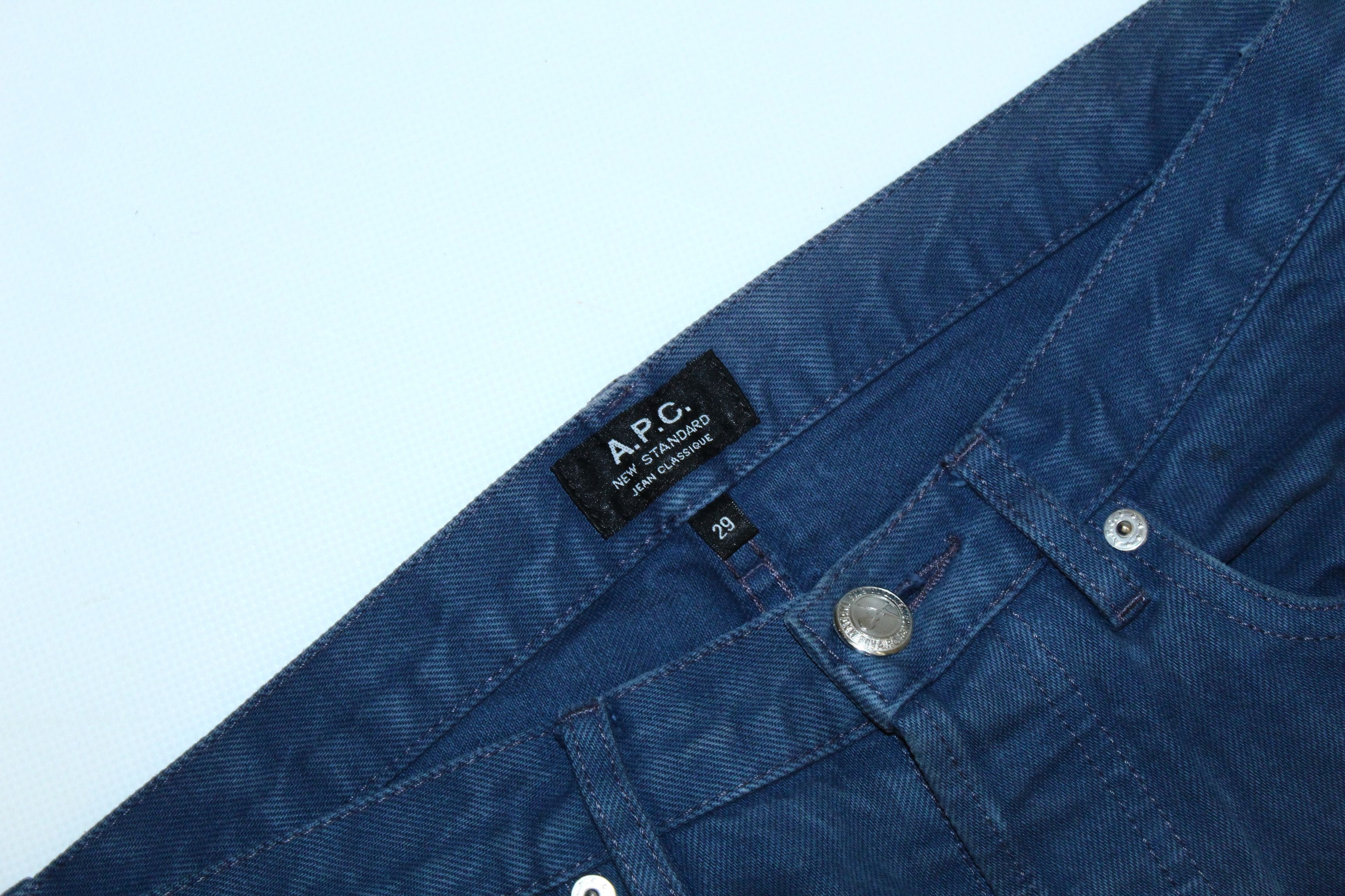 A.P.C. A.P.C. New Standart Indigo Dyed Jeans Size US 30 / EU 46 - 5 Thumbnail