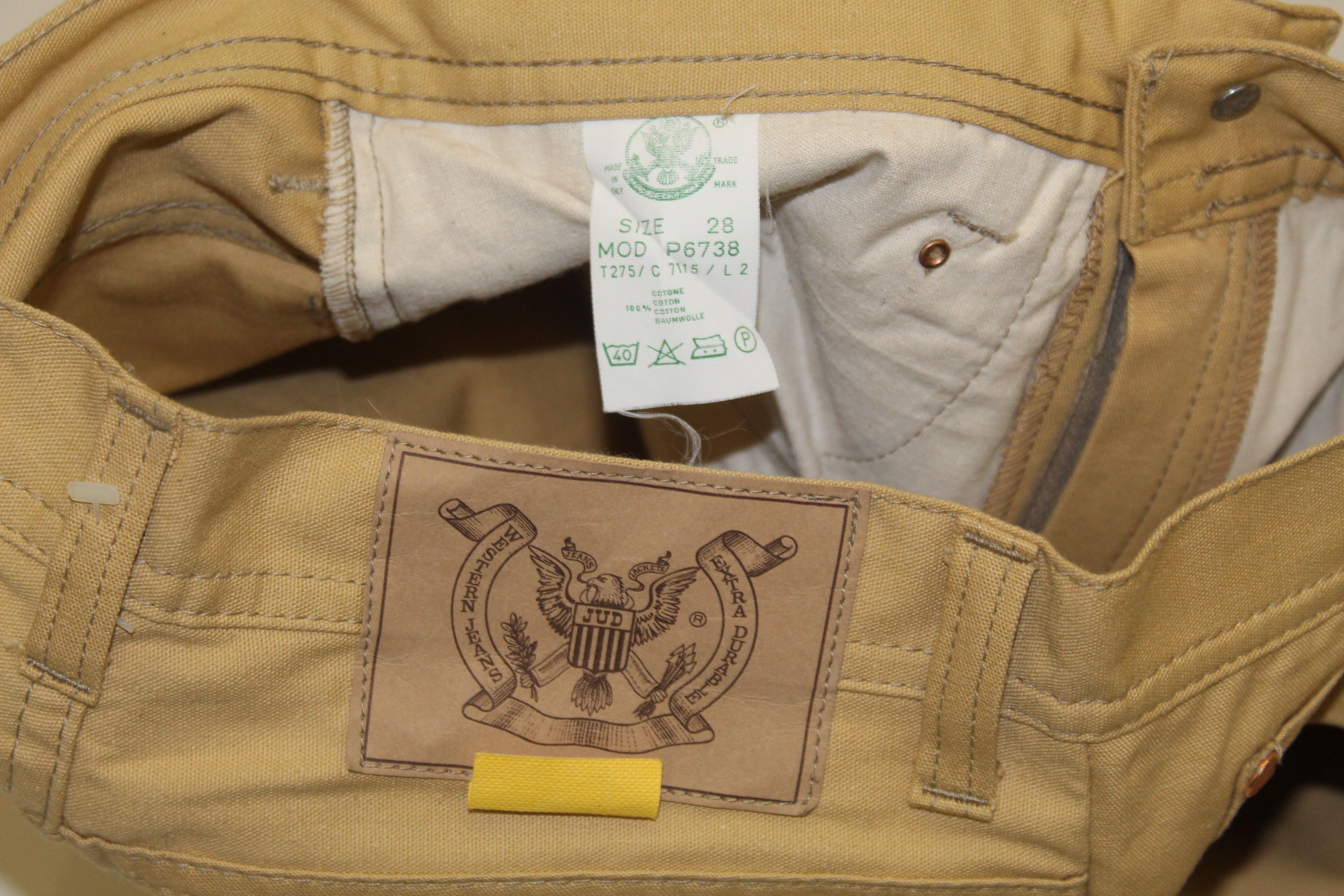 Vintage 70s Western Jeans Extra Durable JUD Gigar Denim Pants Size 24" / US 00 / IT 34 - 7 Thumbnail