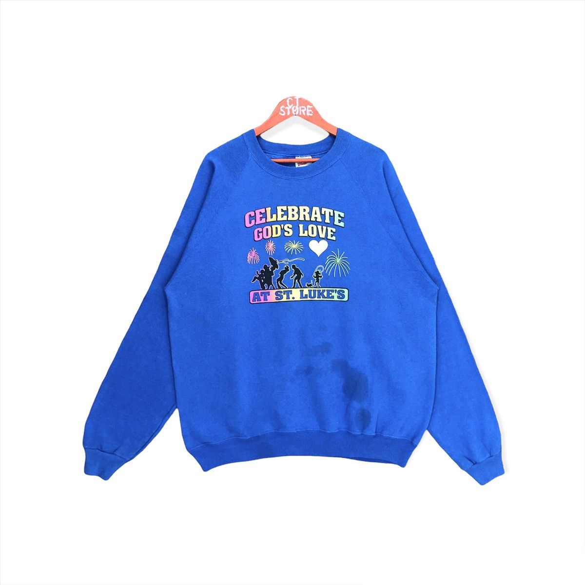 Vintage At St.Luke’s Spellout Crewneck Sweatshirt