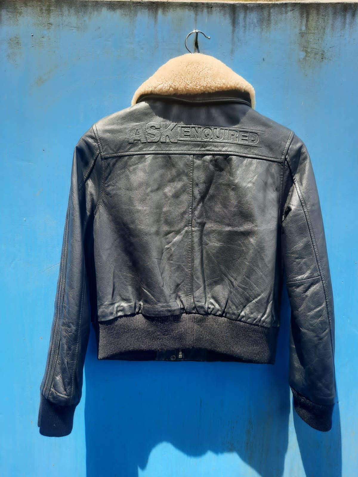 Genuine Leather × Le Grande Bleu (L.G.B.) ASK ENQUIRED cow skin jacket punk sherpa Size XS / US 0-2 / IT 36-38 - 2 Thumbnail