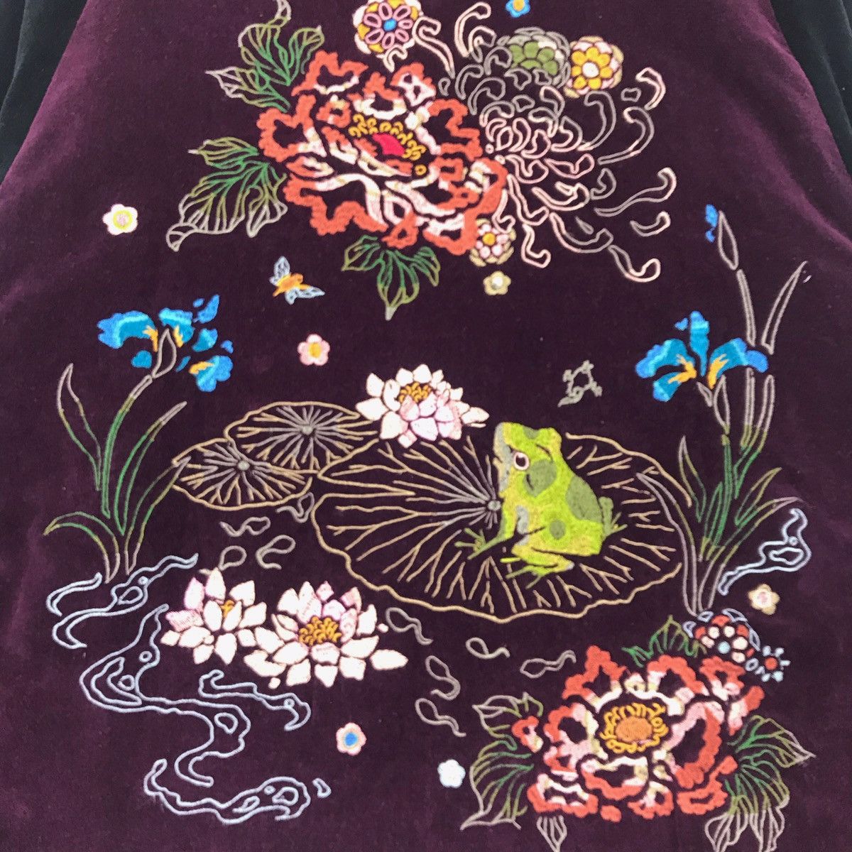 Japanese Brand × Vintage 80’s Fish Moster Tattoo Reversible Rayon Sukajan jacket Size US M / EU 48-50 / 2 - 15 Thumbnail