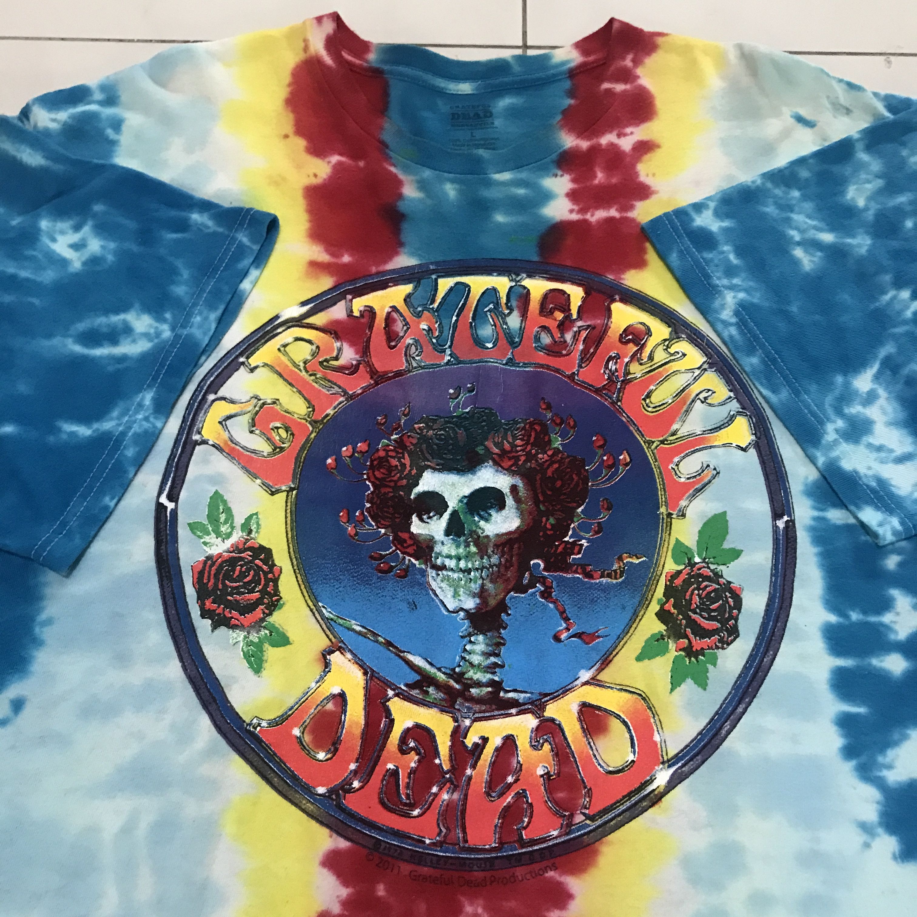 Grateful Dead Vintage Y2K Grateful Dead Tee XL Kelley Mouse Skeleton Size US XL / EU 56 / 4 - 2 Thumbnail