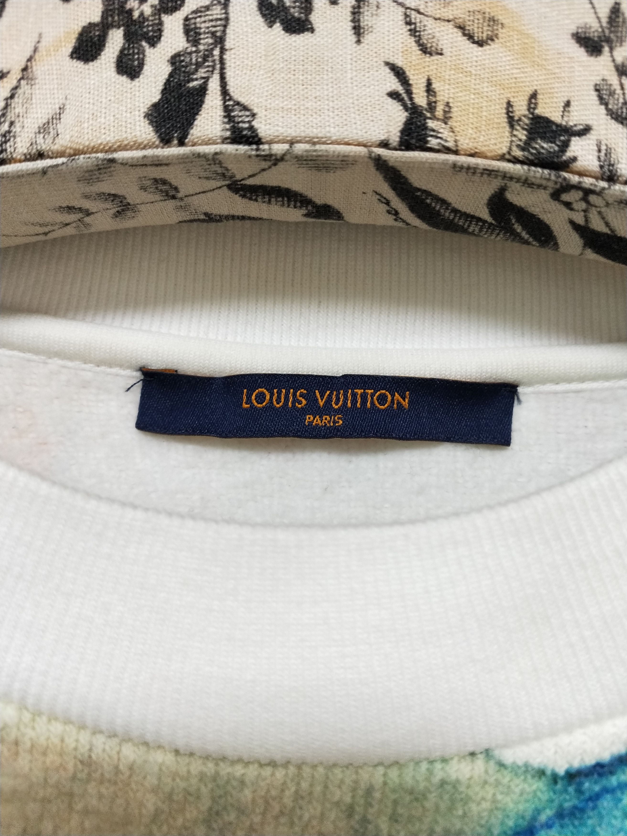 Louis Vuitton × Virgil Abloh Watercolor Monogram Sweatshirt Size US M / EU 48-50 / 2 - 4 Thumbnail