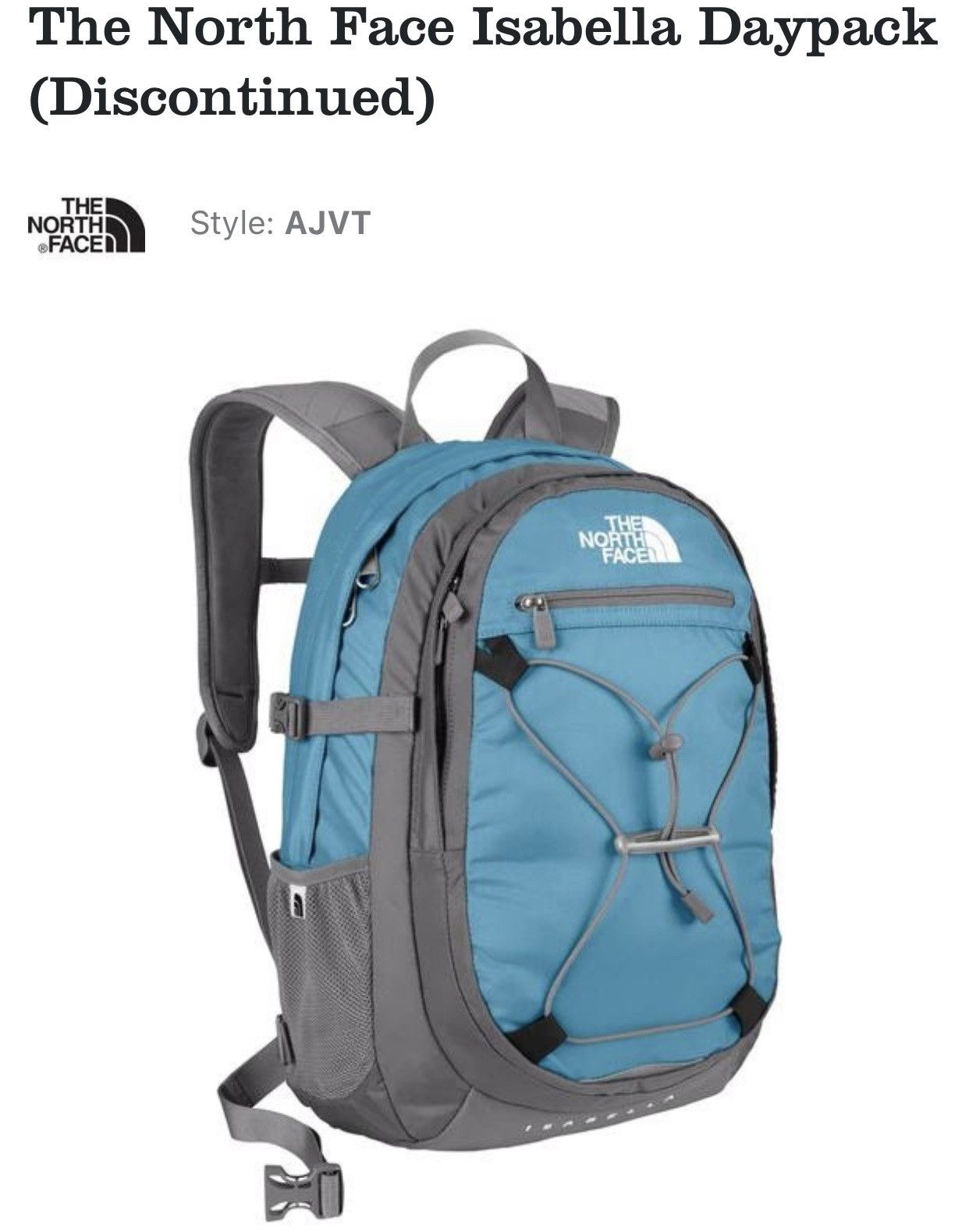 isabella backpack the north face Isabella Daypack Isabella Backpack The North Face The North Face Unisex  Isabella Backpack Gray Hiking