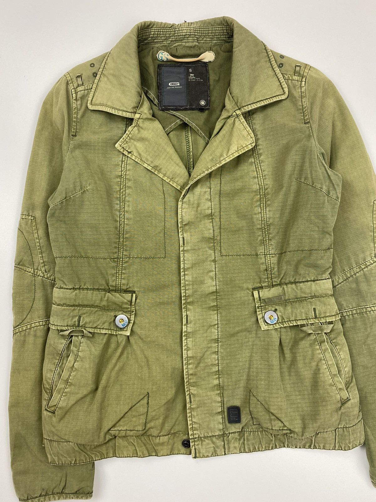 G-Star × Vintage Womens Vintage G-Star Raw Osprey Military Jacket size S Size S / US 4 / IT 40 - 2 Thumbnail