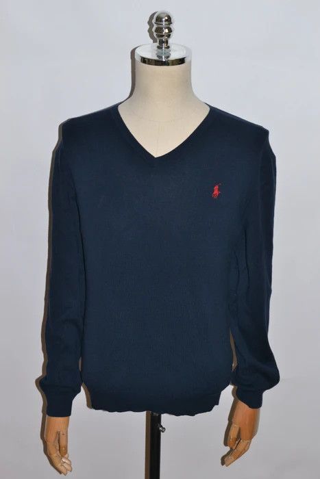 Polo Ralph Lauren RALPH LAUREN V-Neck Jumper Size US M / EU 48-50 / 2 - 2 Thumbnail