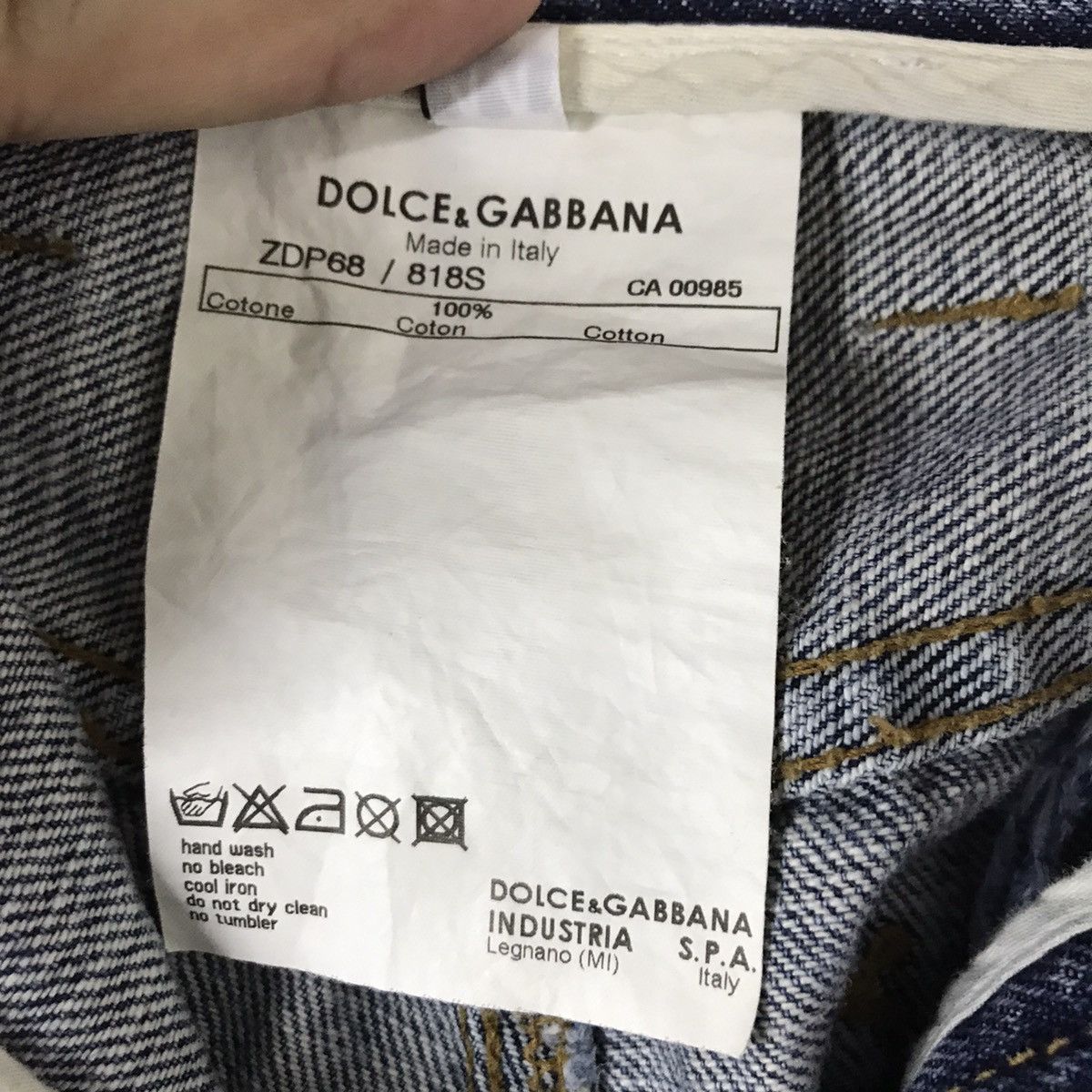 Dolce & Gabbana Dolce & Gabbana distressed denim art Mickey mouse denim pant Size US 31 - 25 Thumbnail