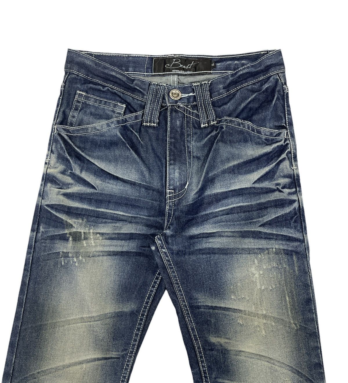 Japanese Brand Beast Japan Distressed Jeans Kapital Style Size US 28 / EU 44 - 4 Thumbnail