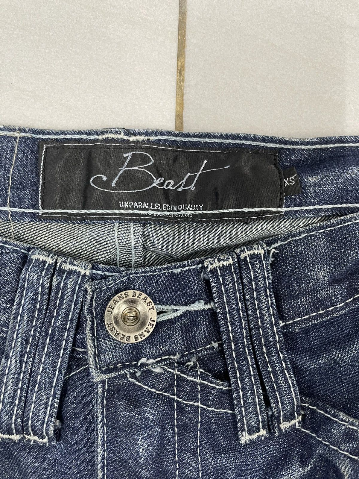 Japanese Brand Beast Japan Distressed Jeans Kapital Style Size US 28 / EU 44 - 8 Thumbnail