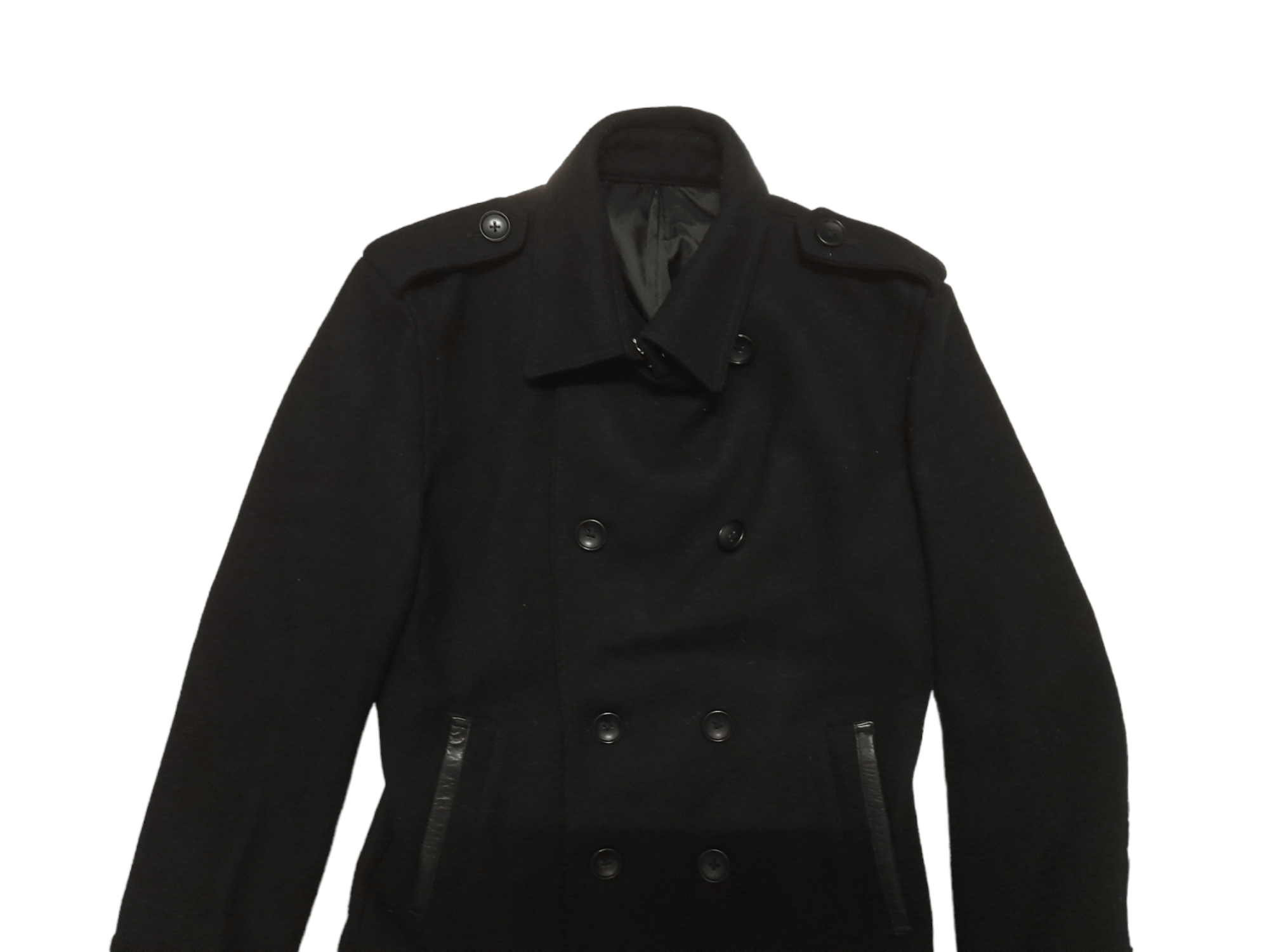 ABAHOUSE Abahouse Japan Pea Jacket Wool (E430) Size US S / EU 44-46 / 1 - 3 Thumbnail