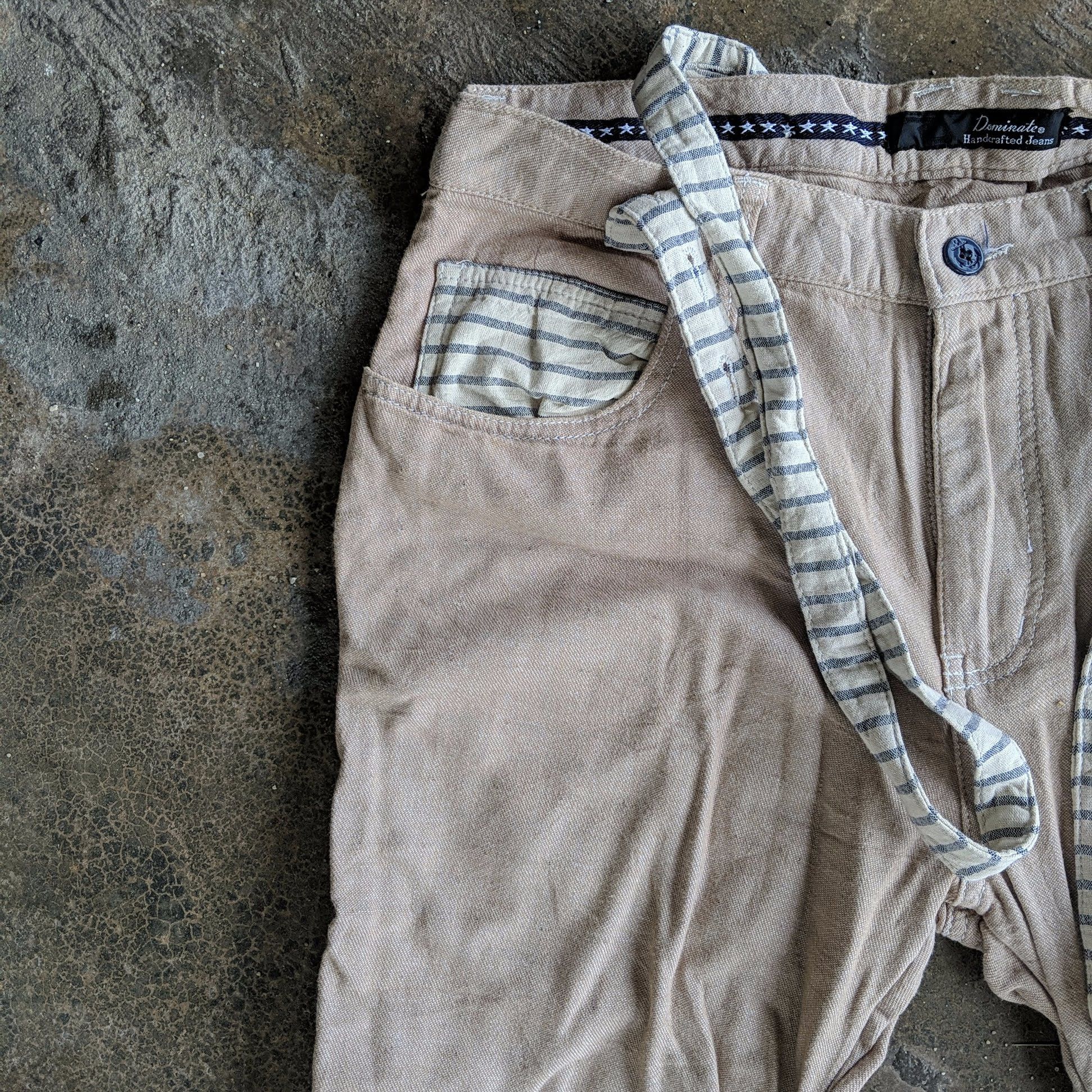 Japanese Brand Vintage Dominate Handcrafted Jeans Casual Trousers Pants Size US 34 / EU 50 - 3 Thumbnail