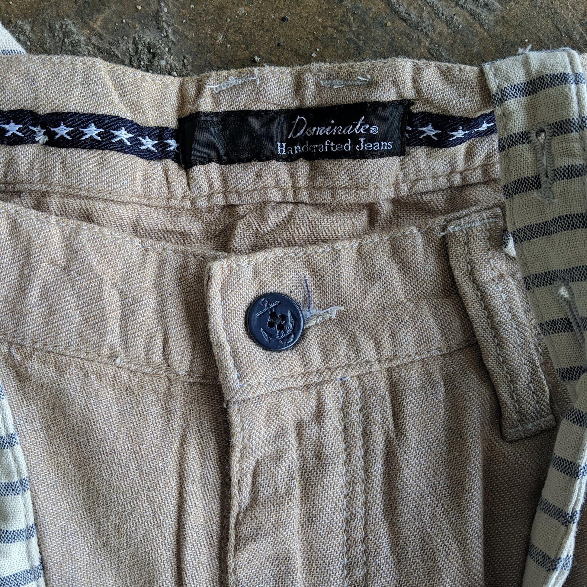 Japanese Brand Vintage Dominate Handcrafted Jeans Casual Trousers Pants Size US 34 / EU 50 - 6 Thumbnail
